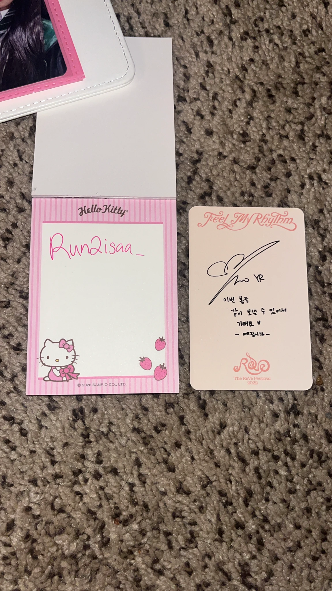 Red Velvet Yeri Red Velvet - Yeri - The ReVe Festival 2022 – Feel My Rhythm Album album photocard listing photo 2