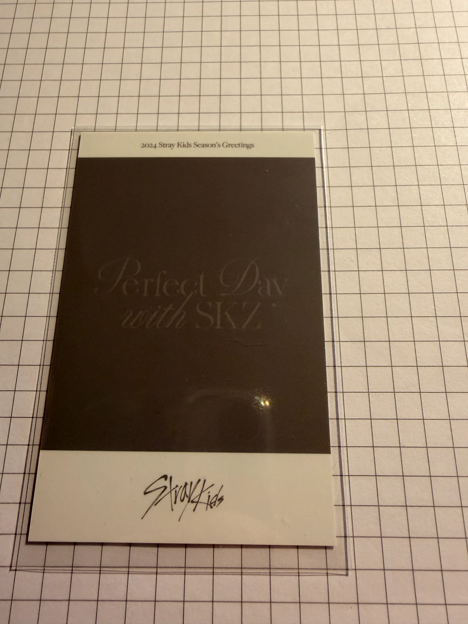 Stray Kids Bang Chan Stray Kids - Bang Chan - 2024 Season's Greetings - Perfect Day with SKZ Other pob (pre-order benefit) season's greetings polaroid support store listing photo 2
