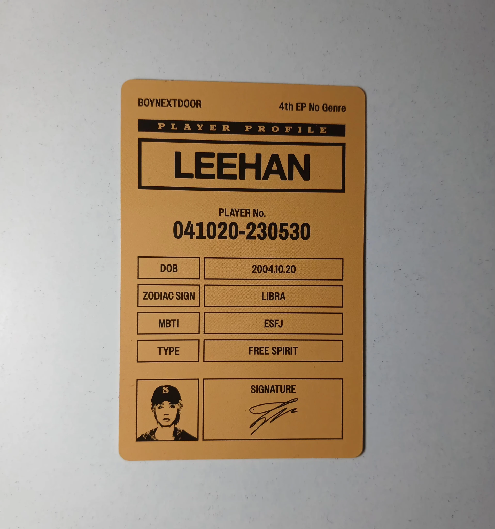 BOYNEXTDOOR Leehan BOYNEXTDOOR - Leehan - No Genre Album album photocard board game ver. listing photo 2