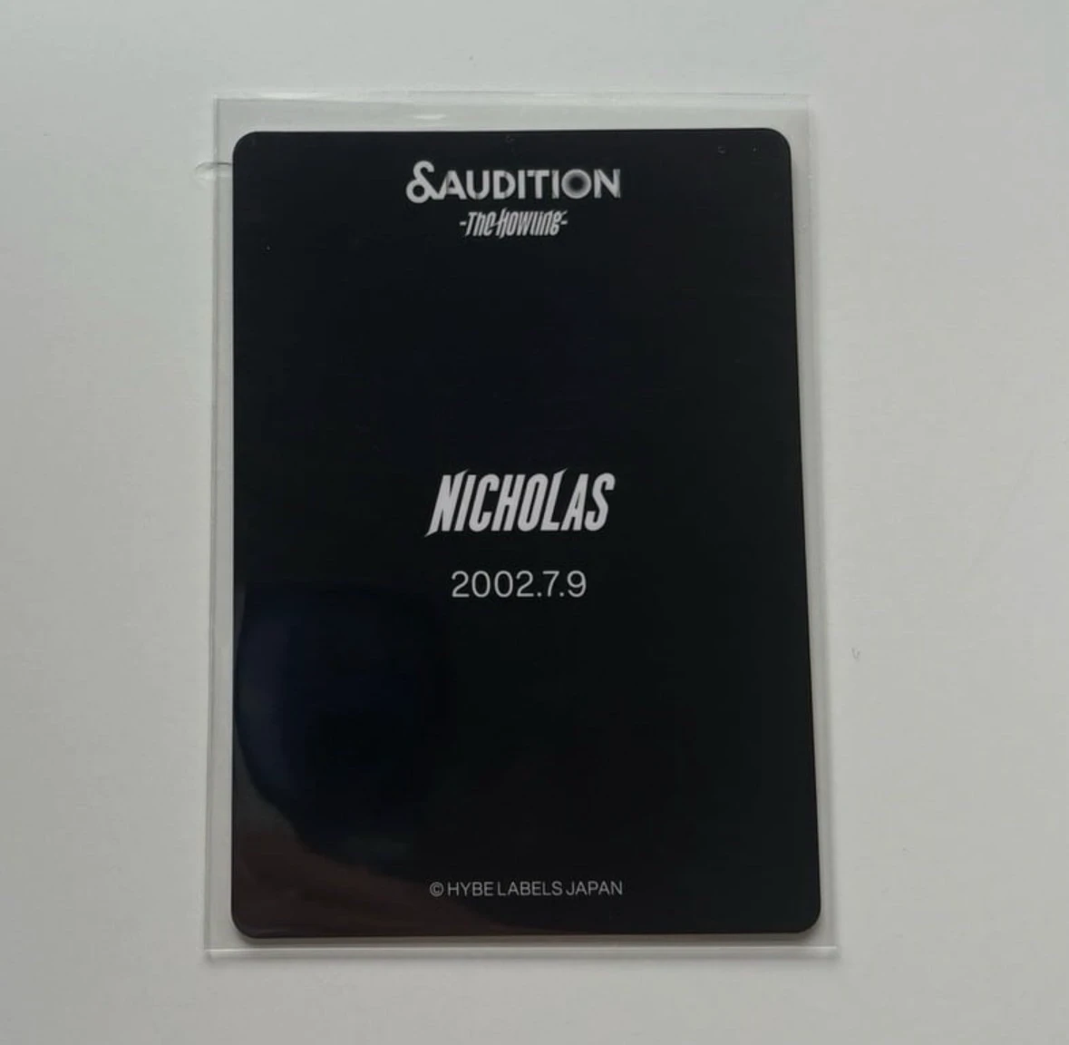 &TEAM Nicholas &TEAM - Other merch photocard pre-debut listing photo 2