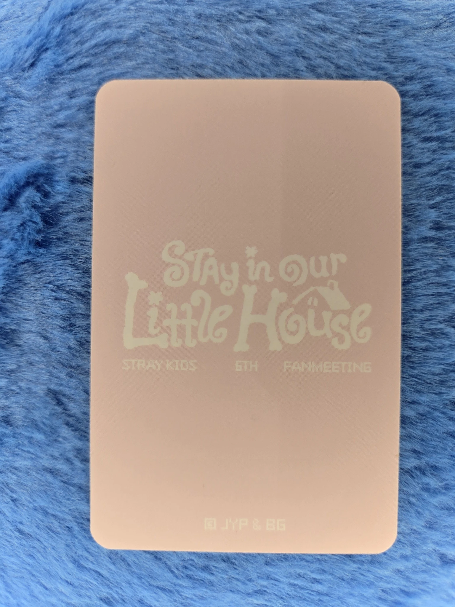 Stray Kids Felix Stray Kids - Felix - 6th Fanmeeting - STAY in Our Little House Event B version box tape merch photocard photocard set listing photo 2