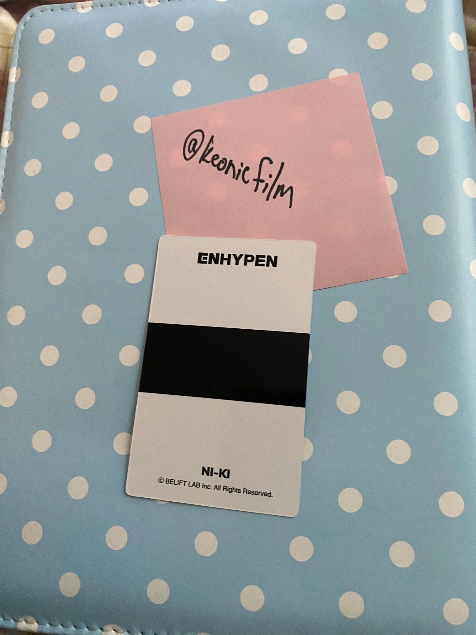 ENHYPEN Ni-ki ENHYPEN - Ni-ki - Official Light Stick Version 1 Other lightstick merch photocard photocard set listing photo 2