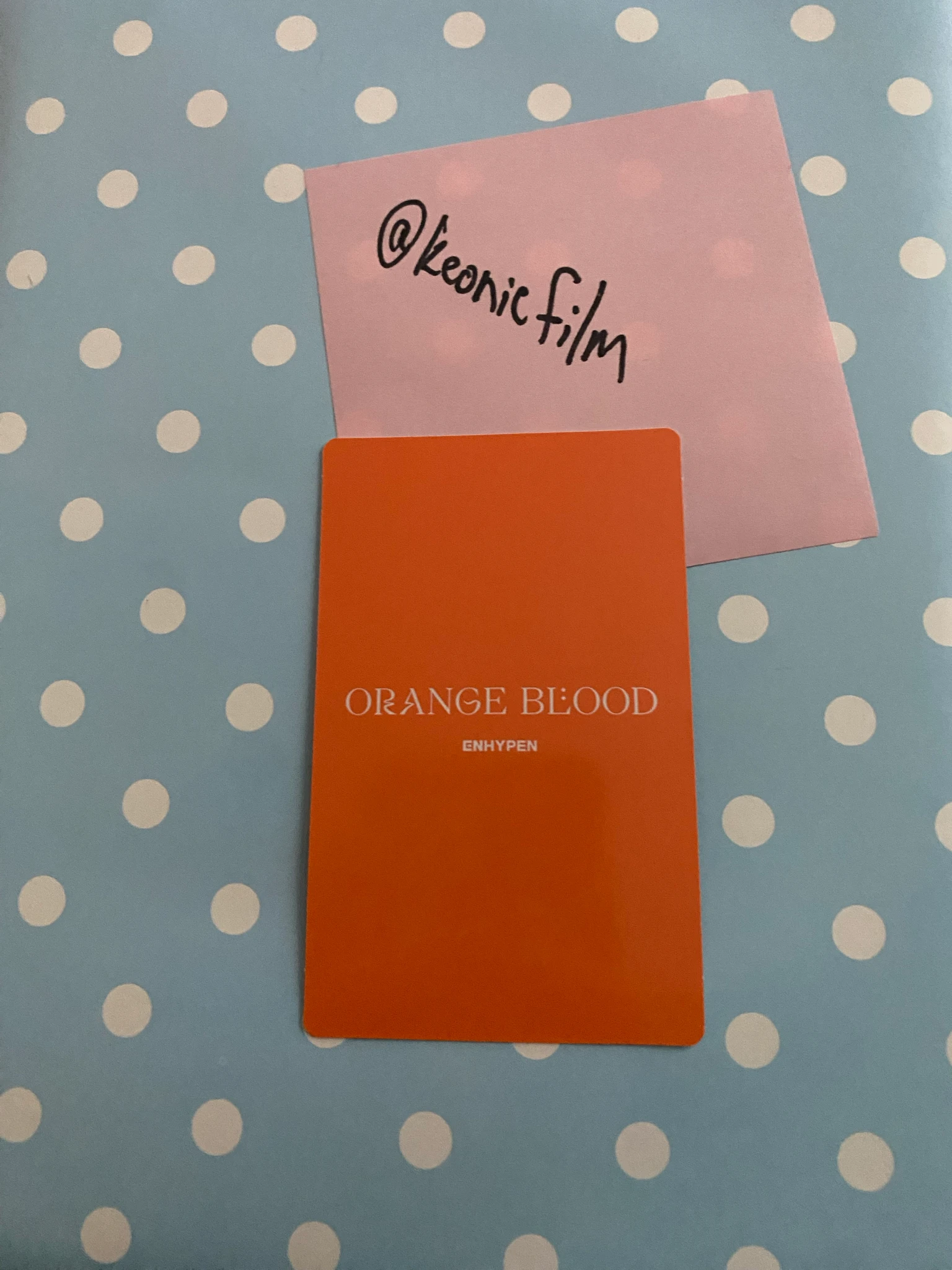 ENHYPEN Sunghoon ENHYPEN - Sunghoon - ORANGE BLOOD Album listing photo 2