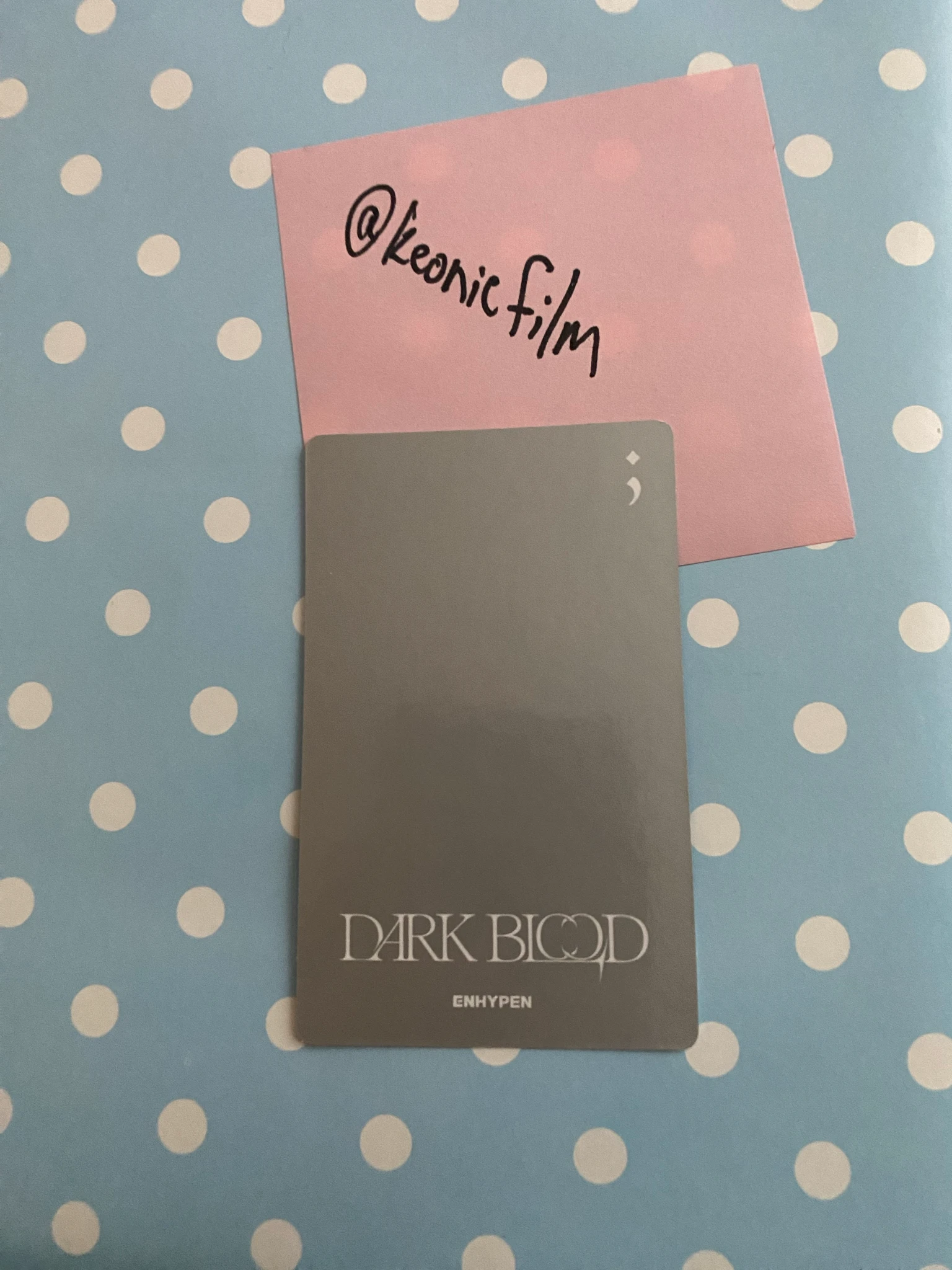ENHYPEN Sunghoon ENHYPEN - Sunghoon - DARK BLOOD Album engene version album photocard korean album concept version listing photo 2