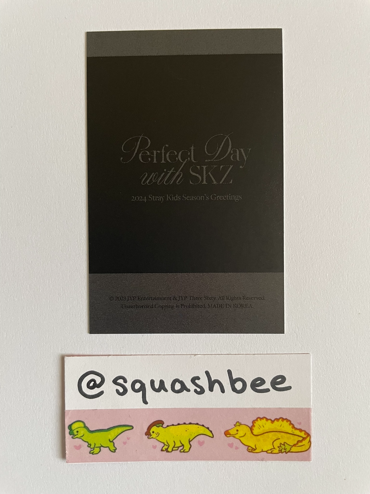 Stray Kids Changbin Stray Kids - Changbin - 2024 Season's Greetings - Perfect Day with SKZ Other polaroid set listing photo 2