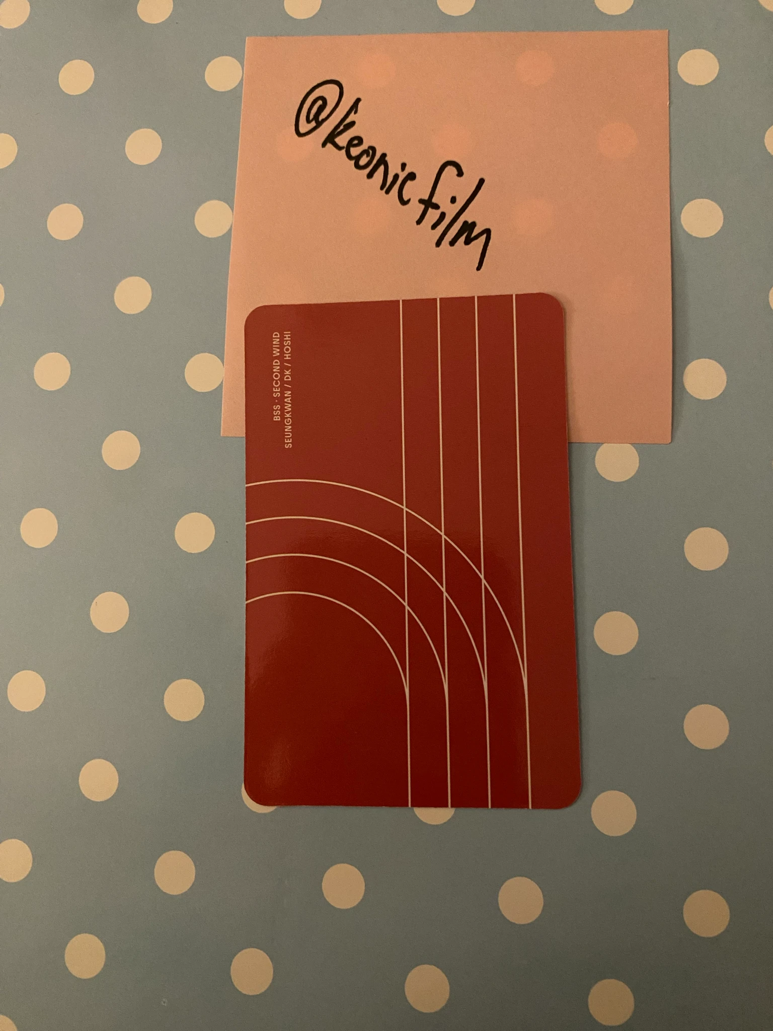SEVENTEEN Hoshi SEVENTEEN - Hoshi - Second Wind Album bss album photocard listing photo 2
