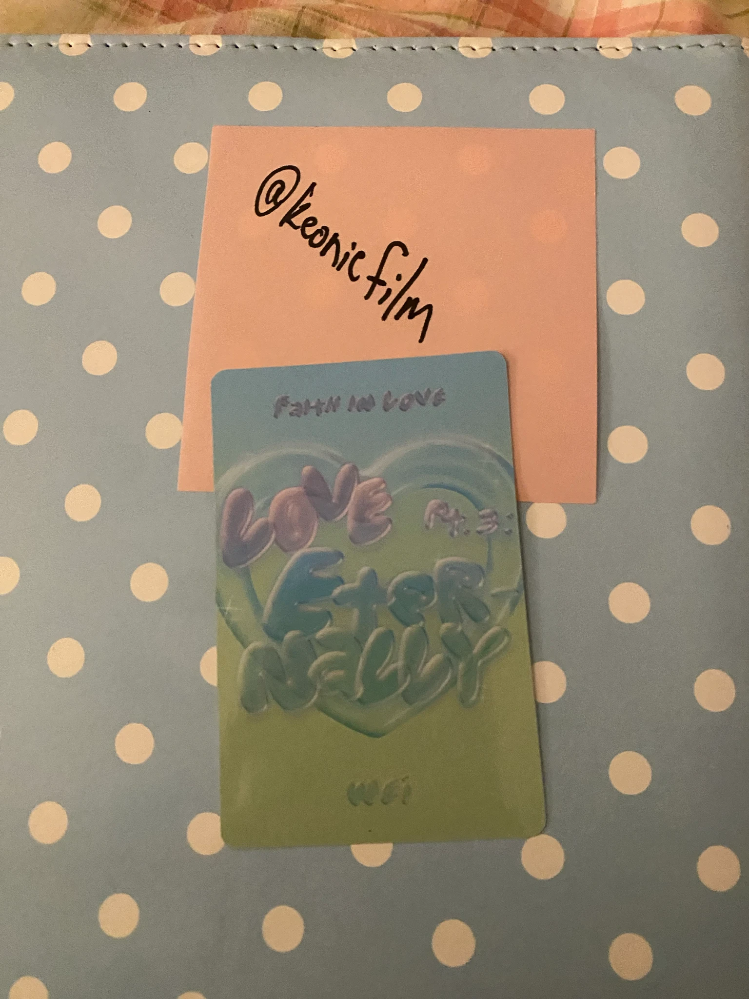 WEi Daehyeon WEi - Daehyeon - Love Pt.3 : Eternally Album album photocard faith in love version listing photo 2