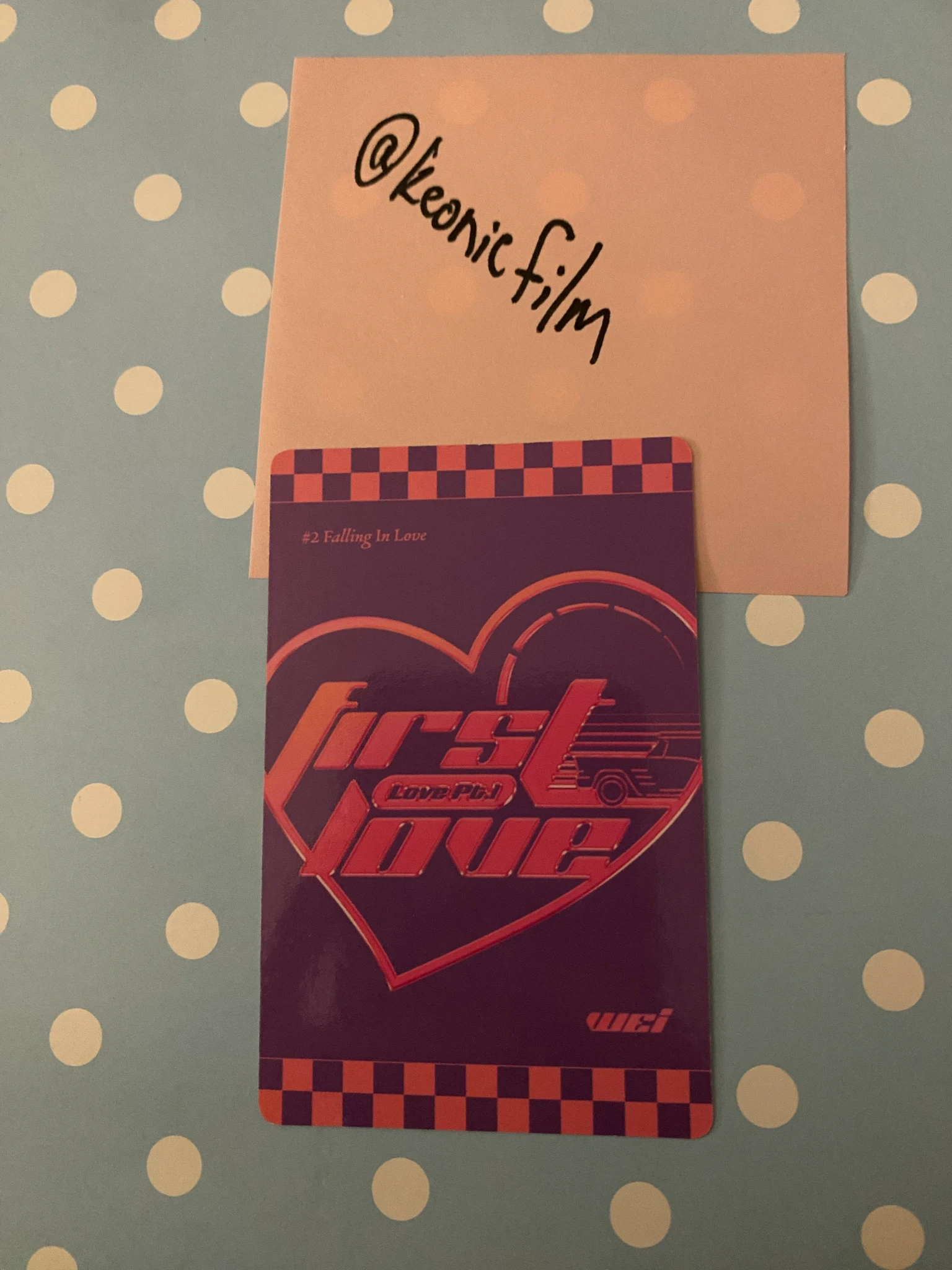 WEi Donghan WEi - Donghan - Love Pt.1 : First Love Album album photocard falling in love version listing photo 2