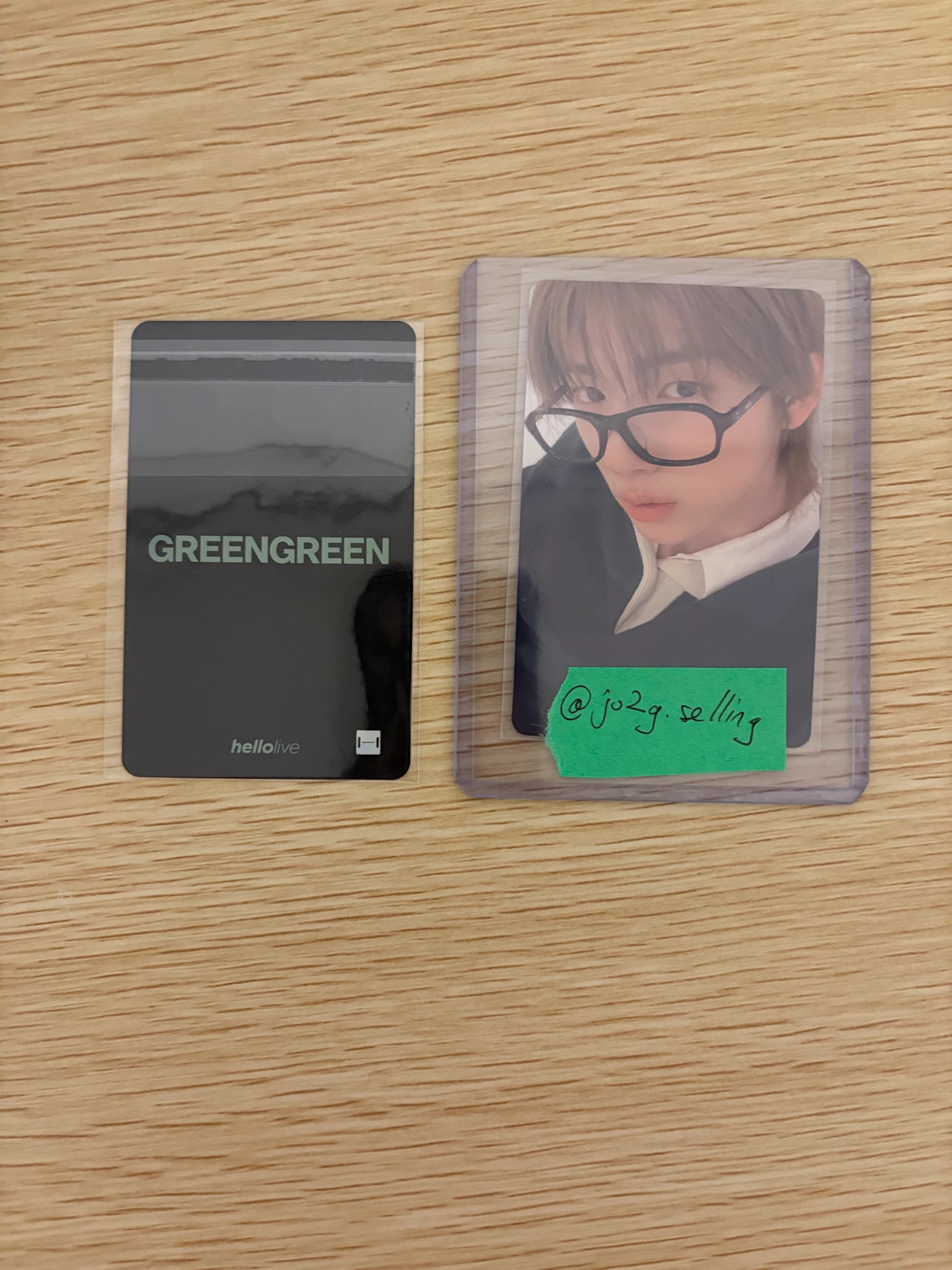 CORTIS James CORTIS - James - GREENGREEN Album hellolive round 2 lucky draw (LD) listing photo 2