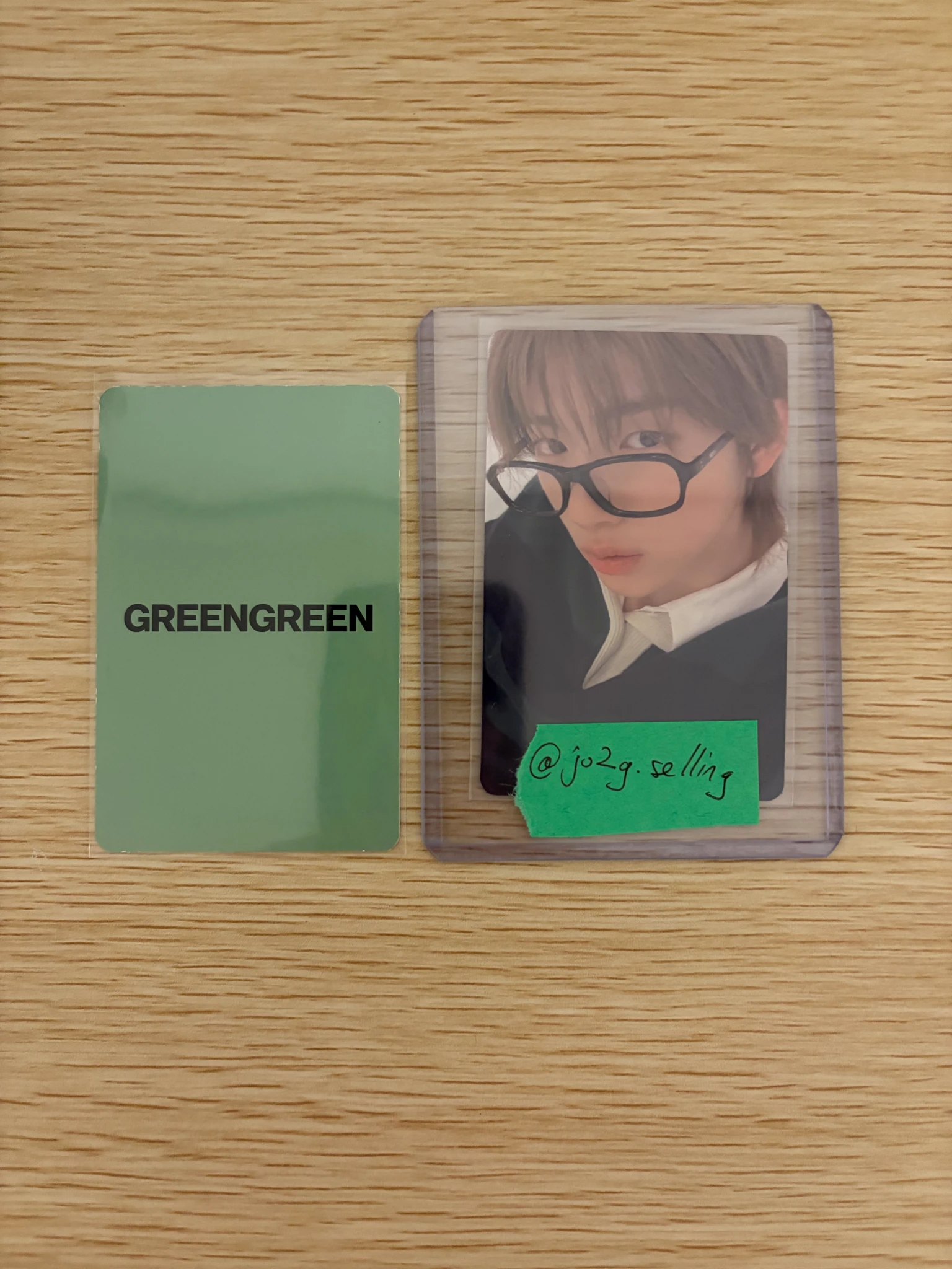 CORTIS James CORTIS - James - GREENGREEN Album album photocard barnes & noble exclusive listing photo 2