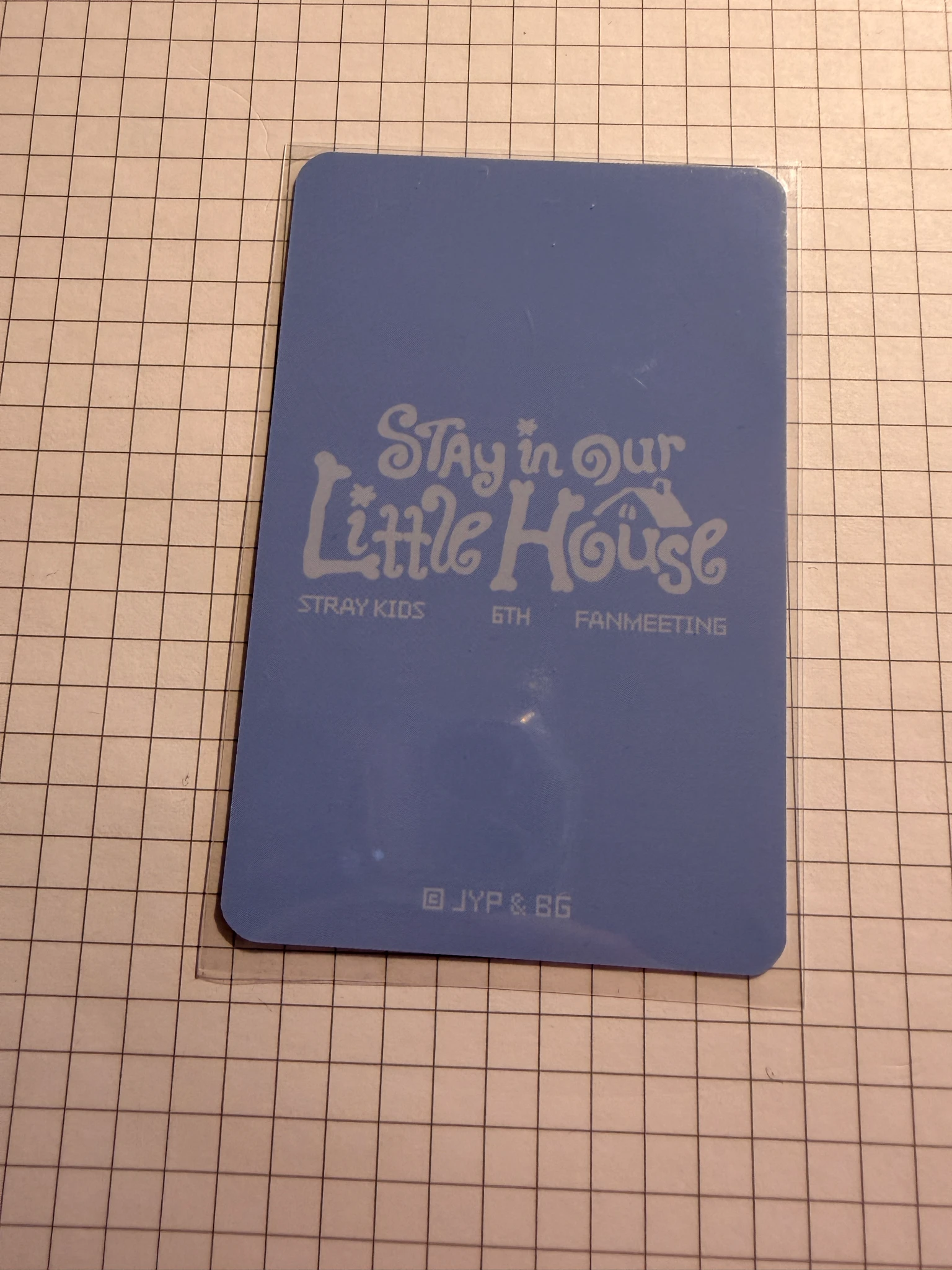 Stray Kids Hyunjin Stray Kids - Hyunjin - 6th Fanmeeting - STAY in Our Little House Event A version box tape merch photocard photocard set listing photo 2