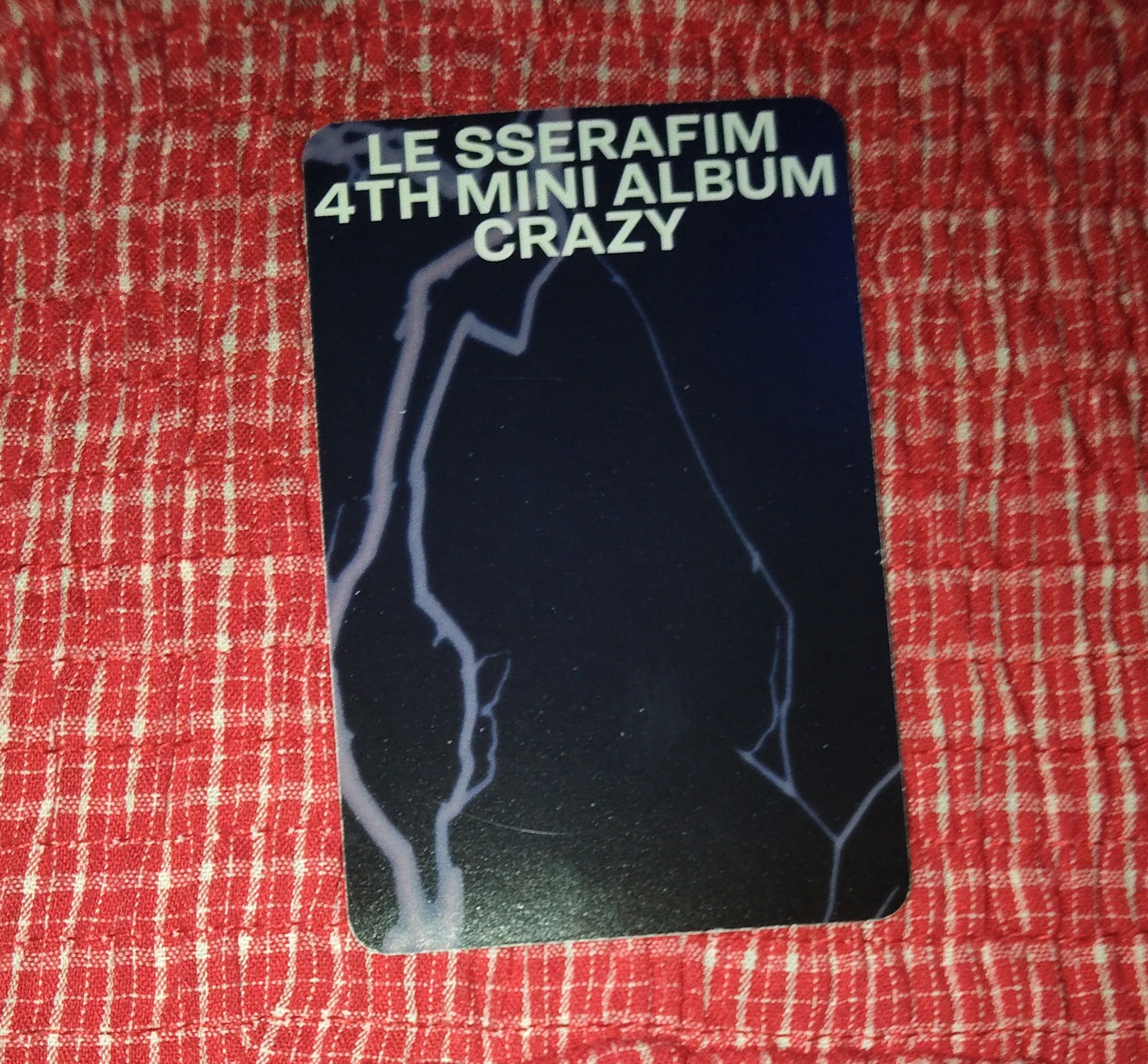 LE SSERAFIM Kim Chaewon LE SSERAFIM - Kim Chaewon - CRAZY Album target exclusive listing photo 2