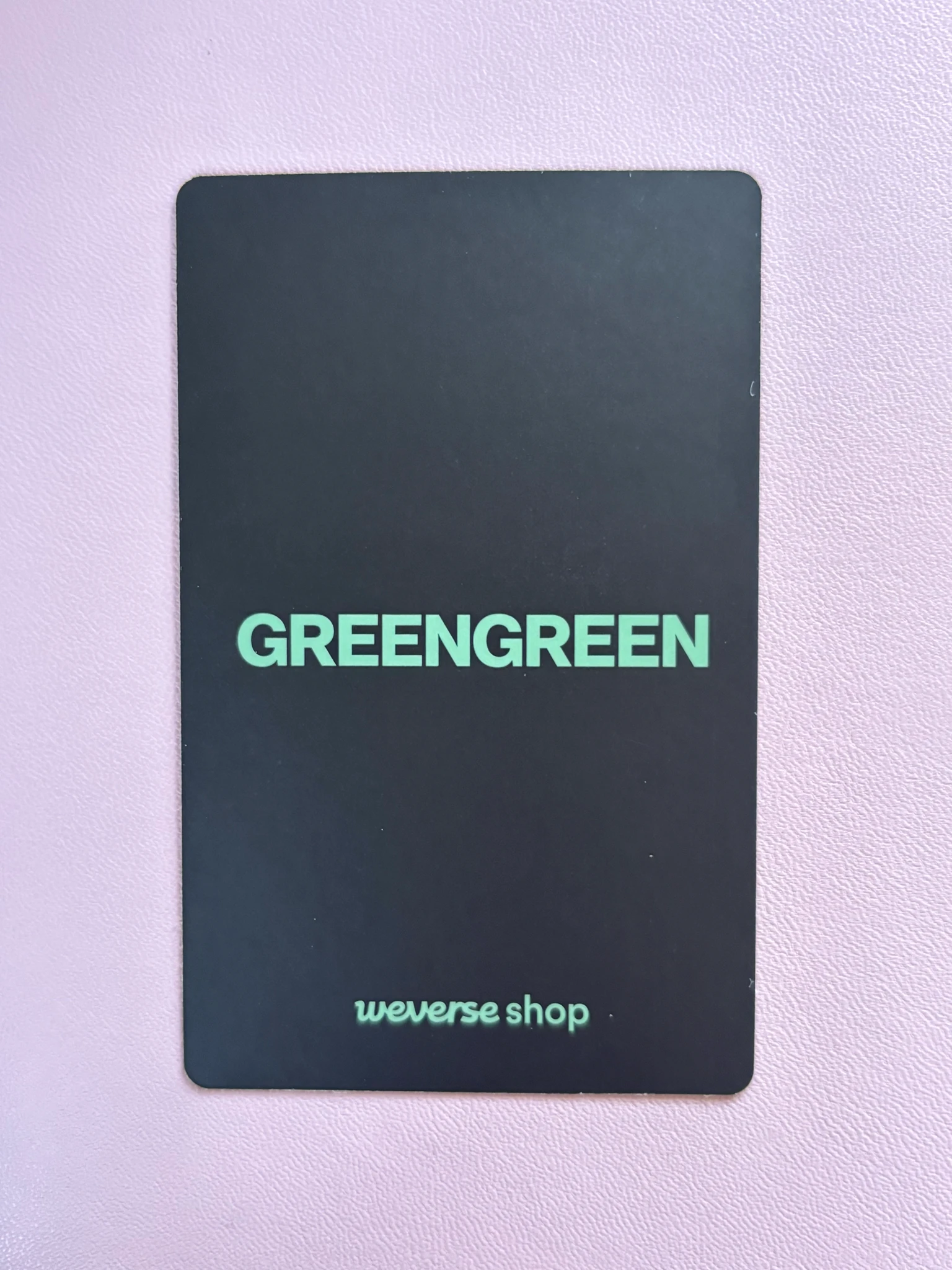 CORTIS Seonghyeon CORTIS - Seonghyeon - GREENGREEN Album release event weverse global shop (wvg) pob (pre-order benefit) listing photo 2