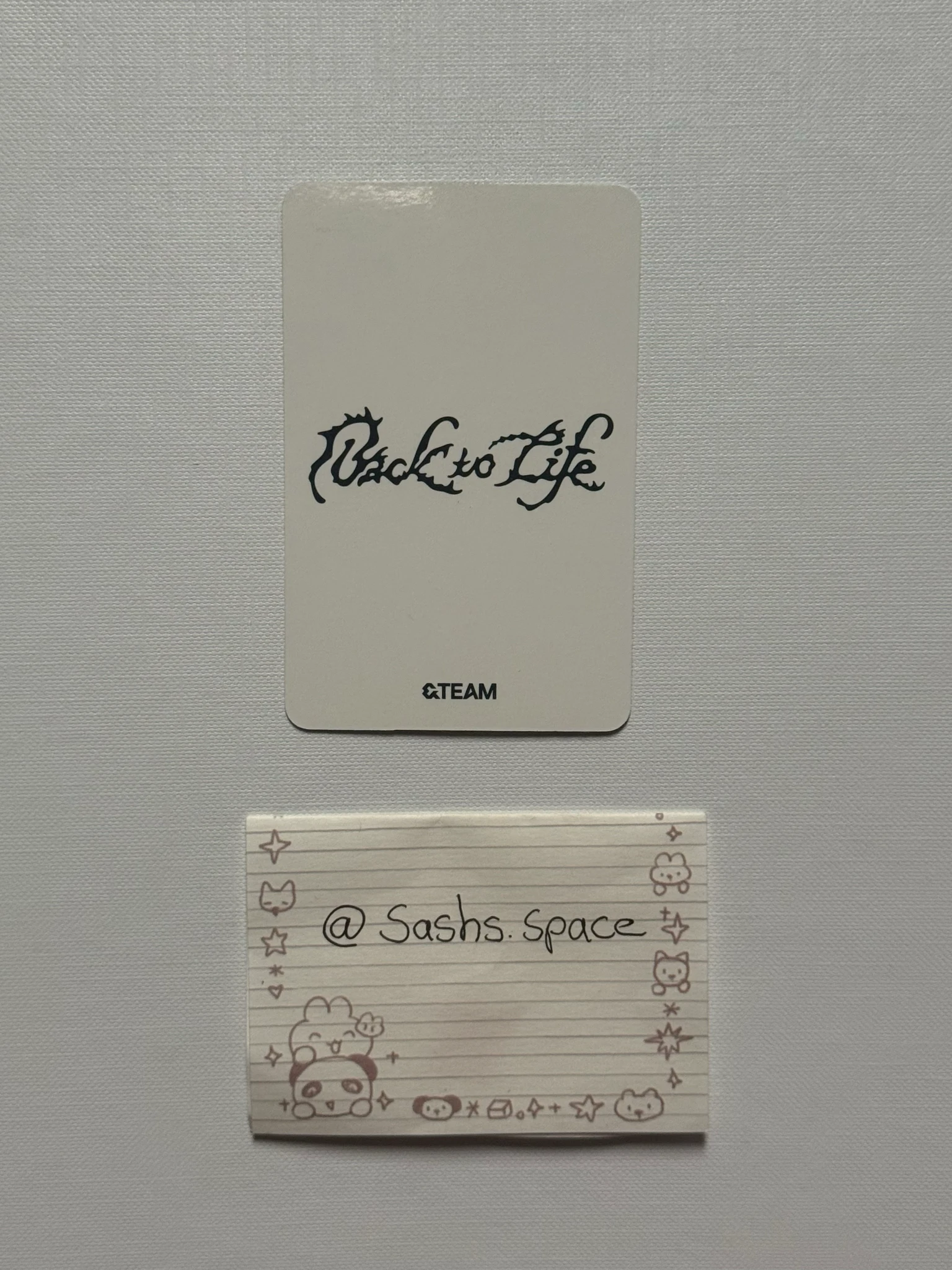 &TEAM Fuma &TEAM - Fuma - Back to Life  Album album photocard roar version B version listing photo 2