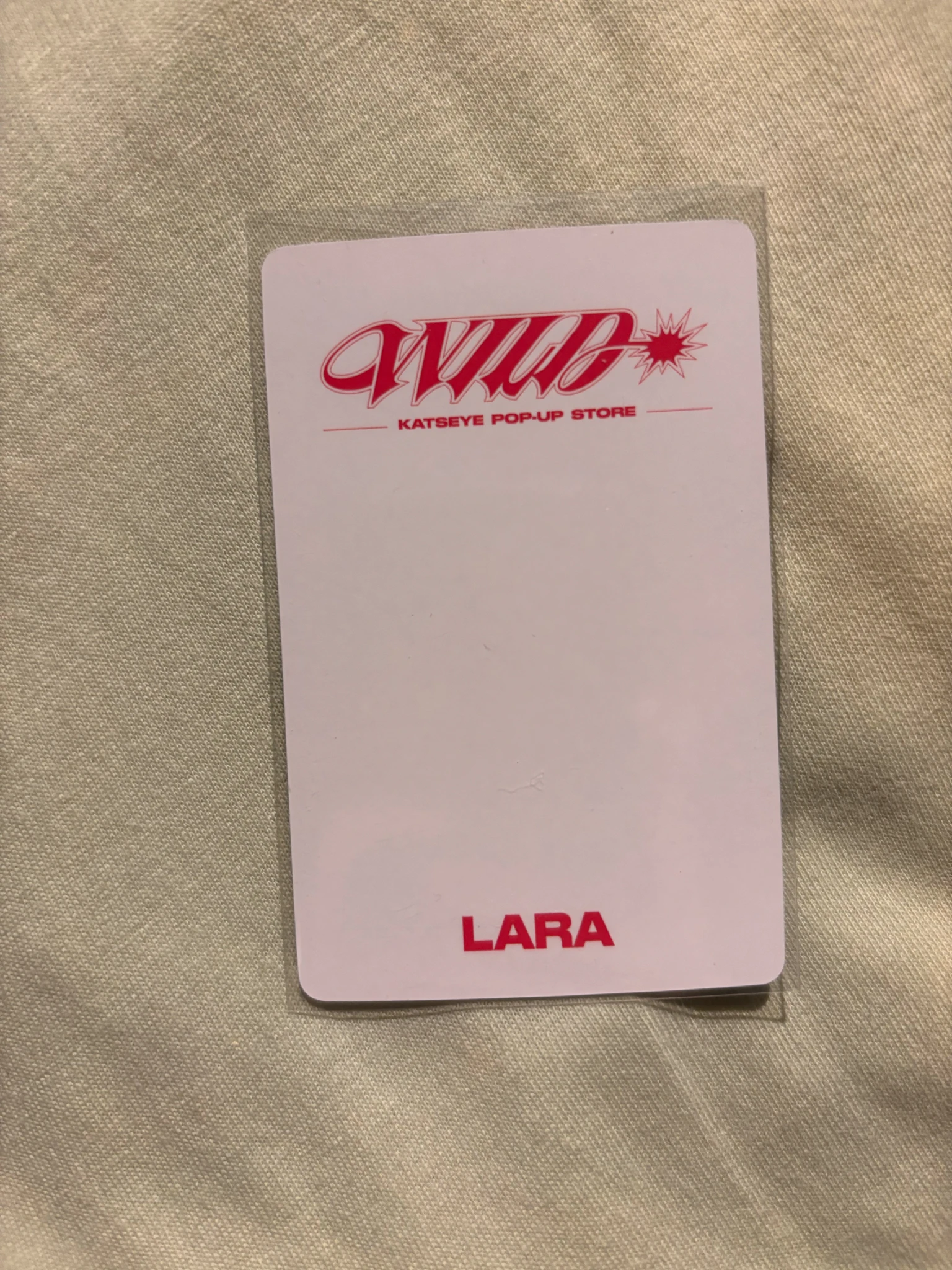 KATSEYE Lara KATSEYE - Lara - WILD Album domestic (kr) pop-up purchase benefit listing photo 2