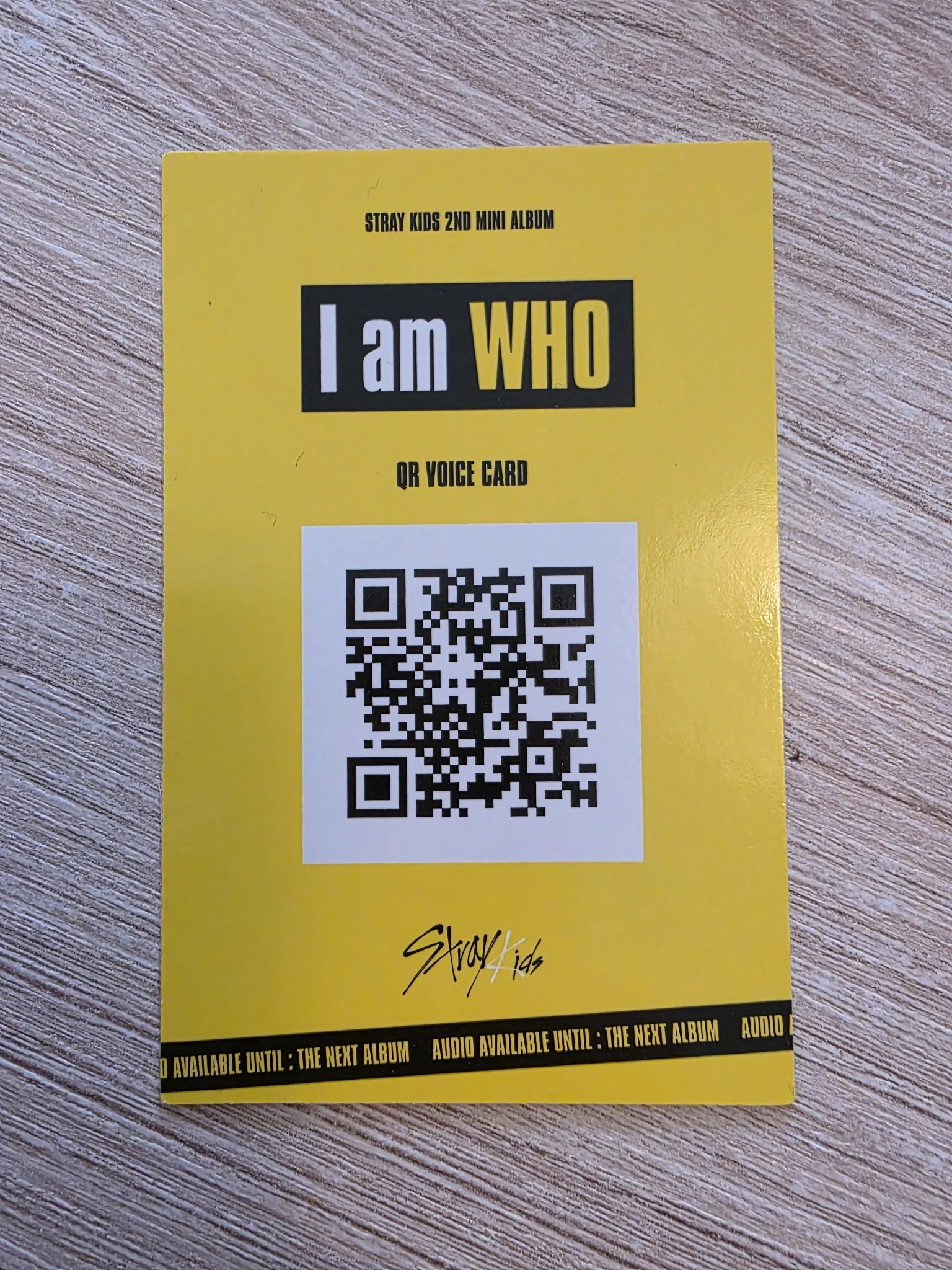 Stray Kids Bang Chan Stray Kids - Bang Chan - I am WHO? Album album photocard behind ver. listing photo 2