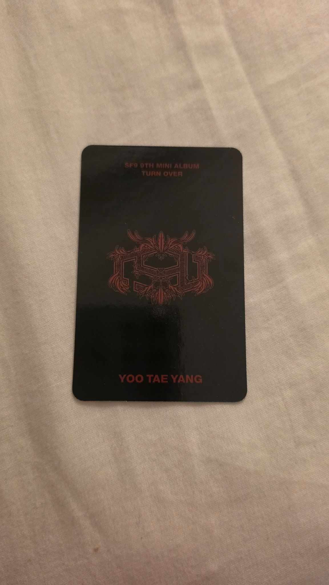 SF9 Yoo Taeyang SF9 - Yoo Taeyang - TURN OVER Album album photocard F version listing photo 2
