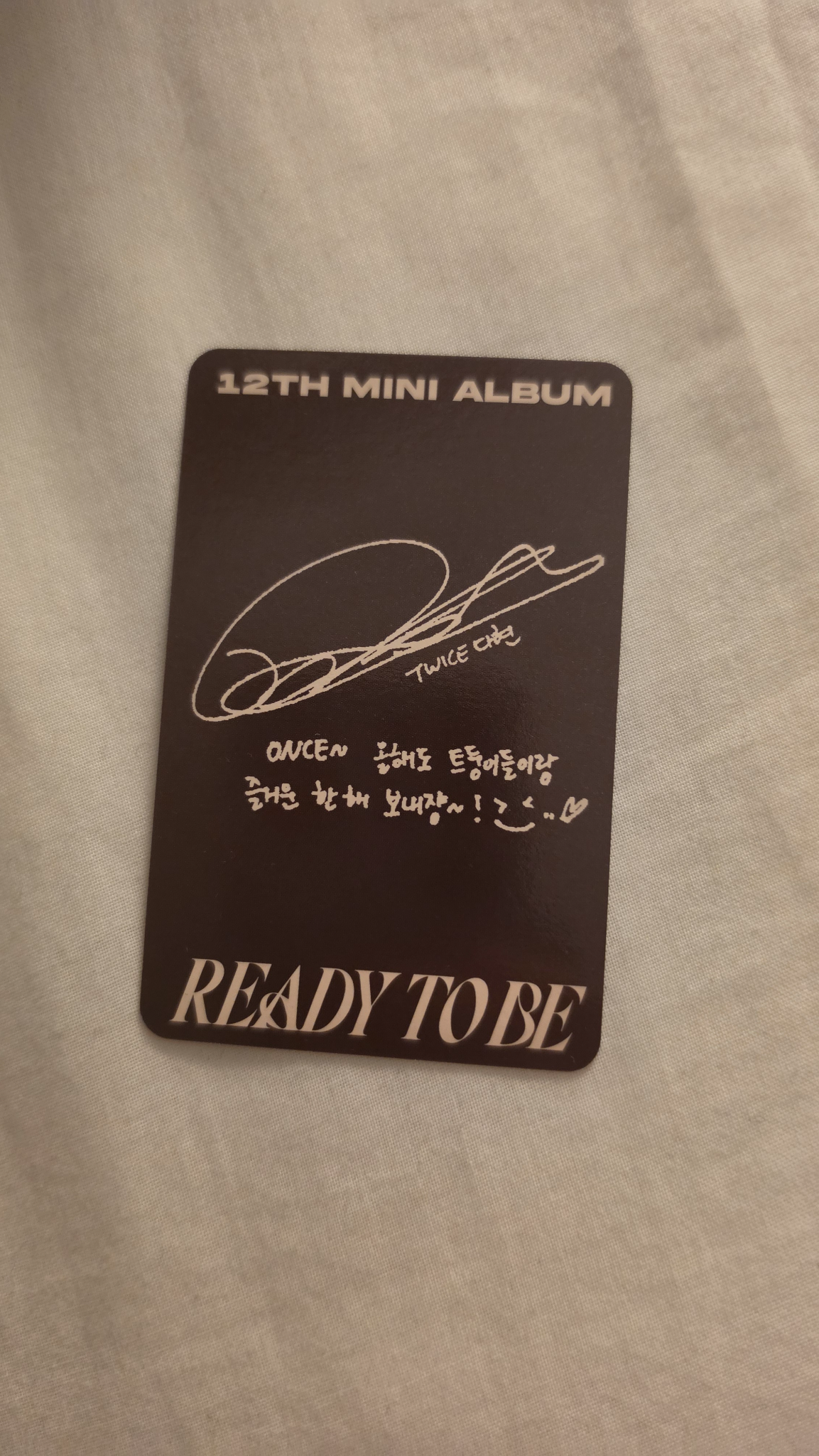 TWICE Dahyun TWICE-Dahyun-Album-READY TO BE listing photo 2