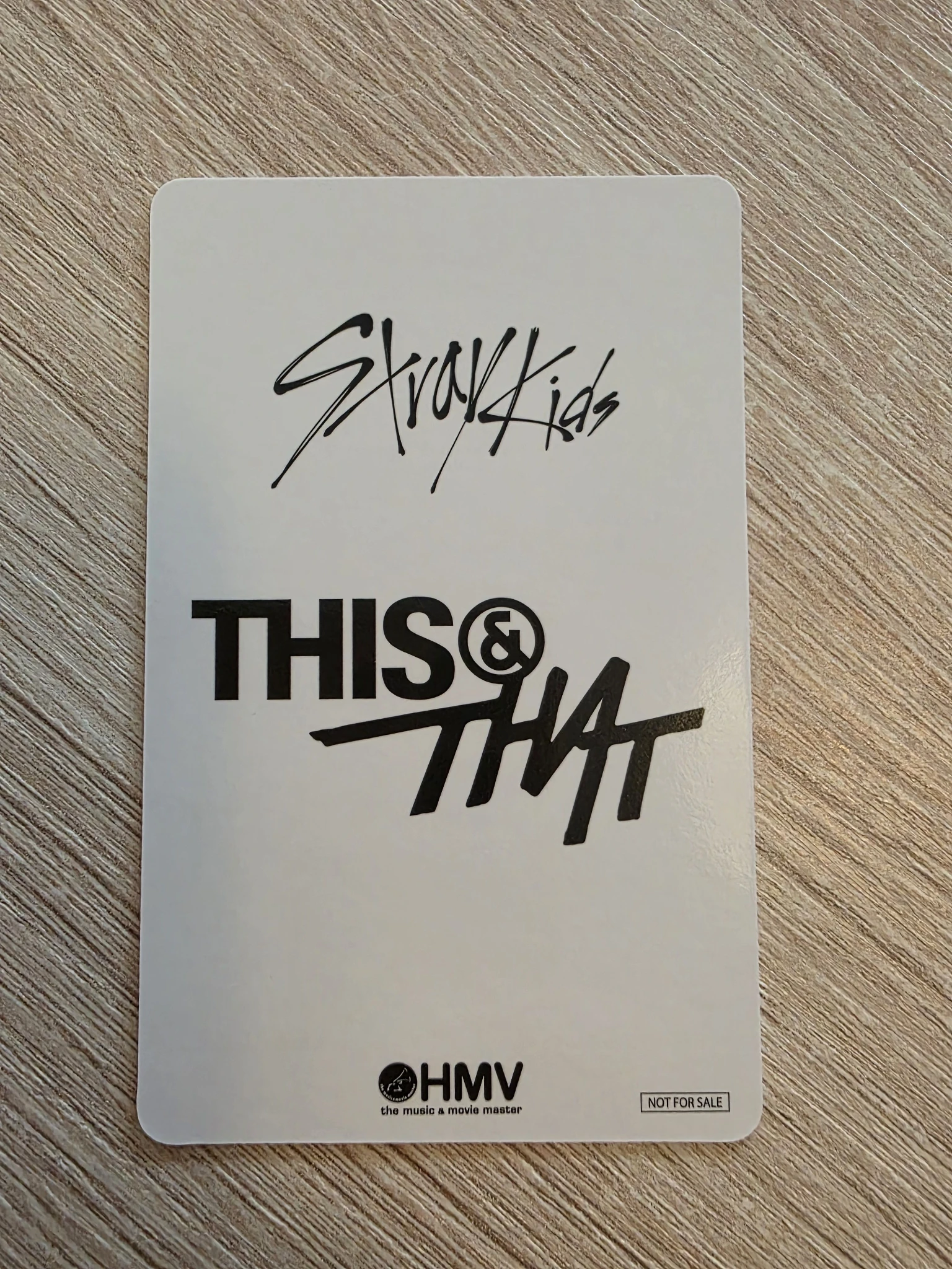 Stray Kids Changbin Stray Kids - Changbin - THIS & THAT Album C version hmv japan lucky draw (LD) listing photo 2