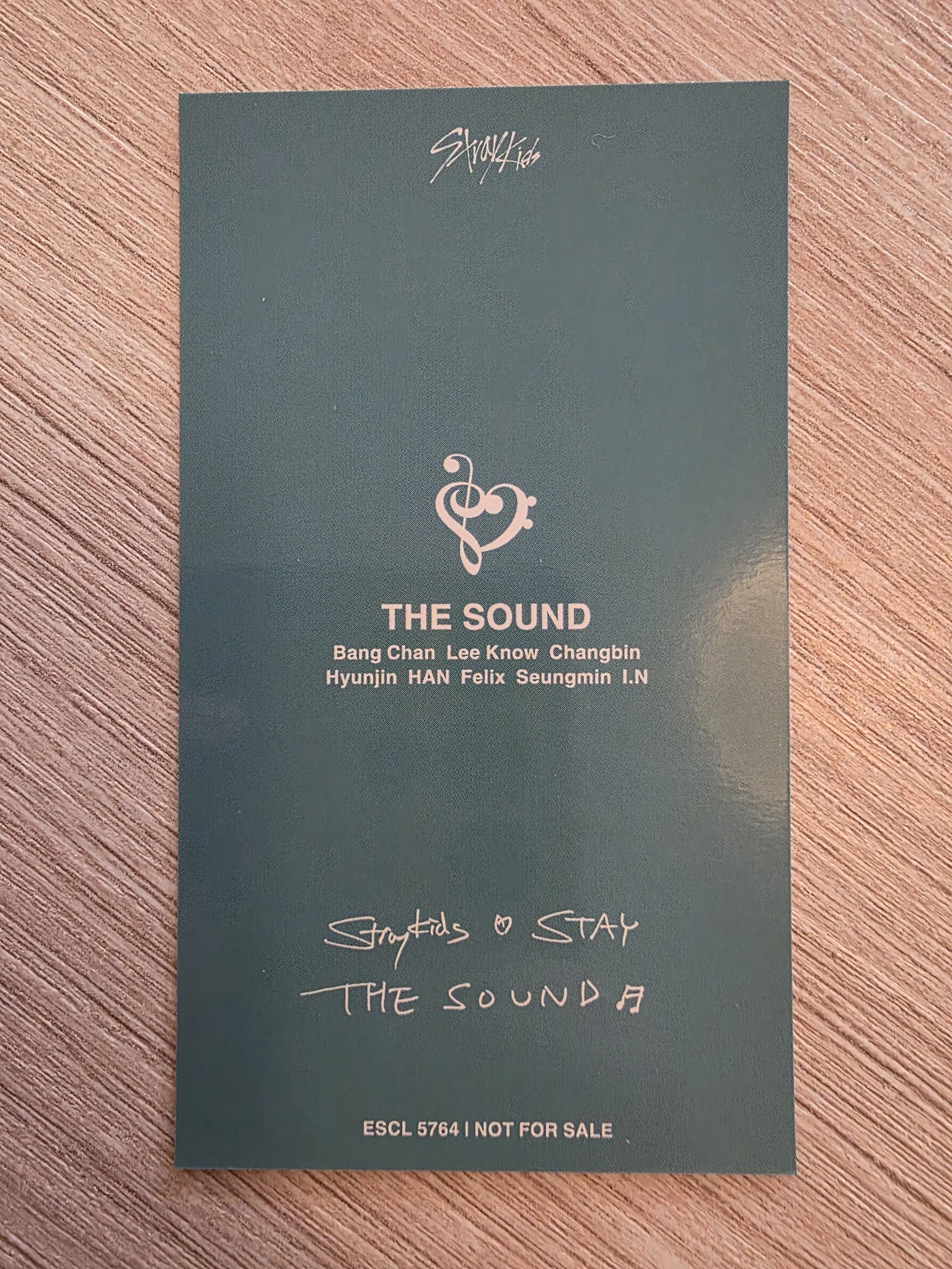 Stray Kids Hyunjin Stray Kids - Hyunjin - The Sound Album album photocard regular version listing photo 2