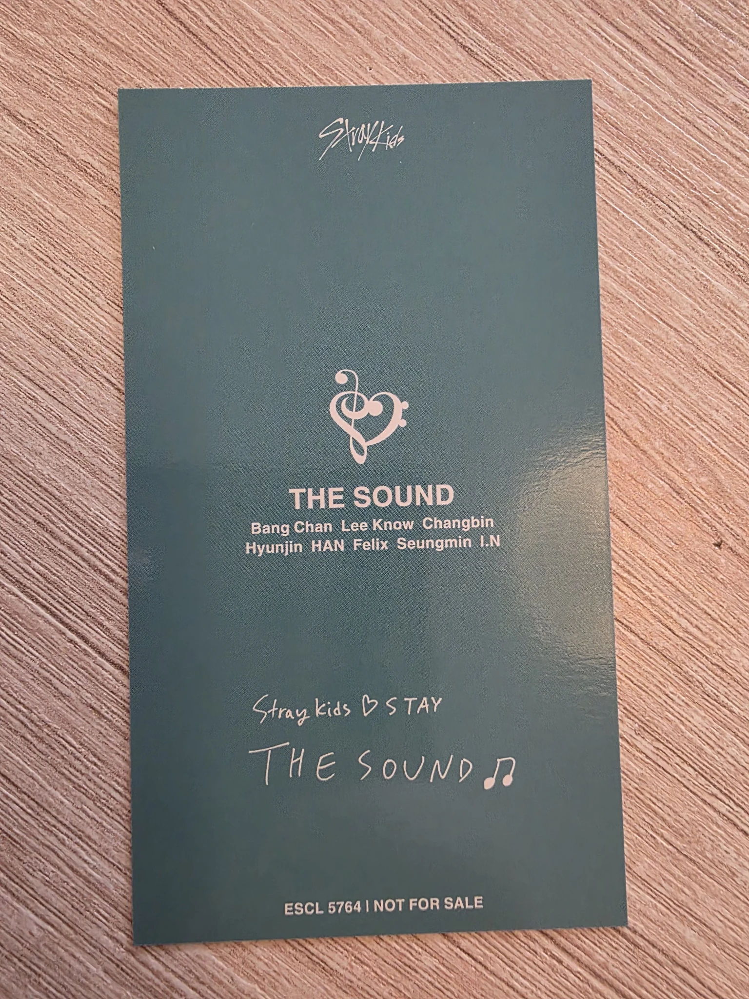 Stray Kids Seungmin Stray Kids - Seungmin - The Sound Album album photocard japanese album listing photo 2