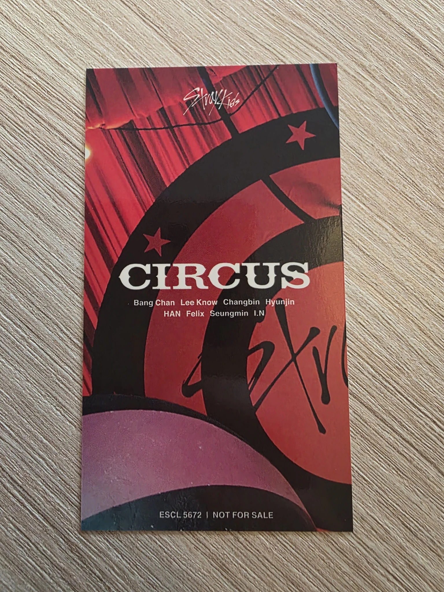 Stray Kids I.N Stray Kids - I.N - CIRCUS Album album photocard regular version listing photo 2