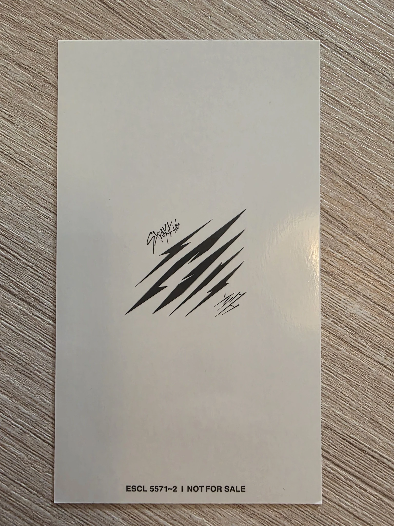 Stray Kids Changbin Stray Kids - Changbin - Scars Album album photocard limited version A version listing photo 2