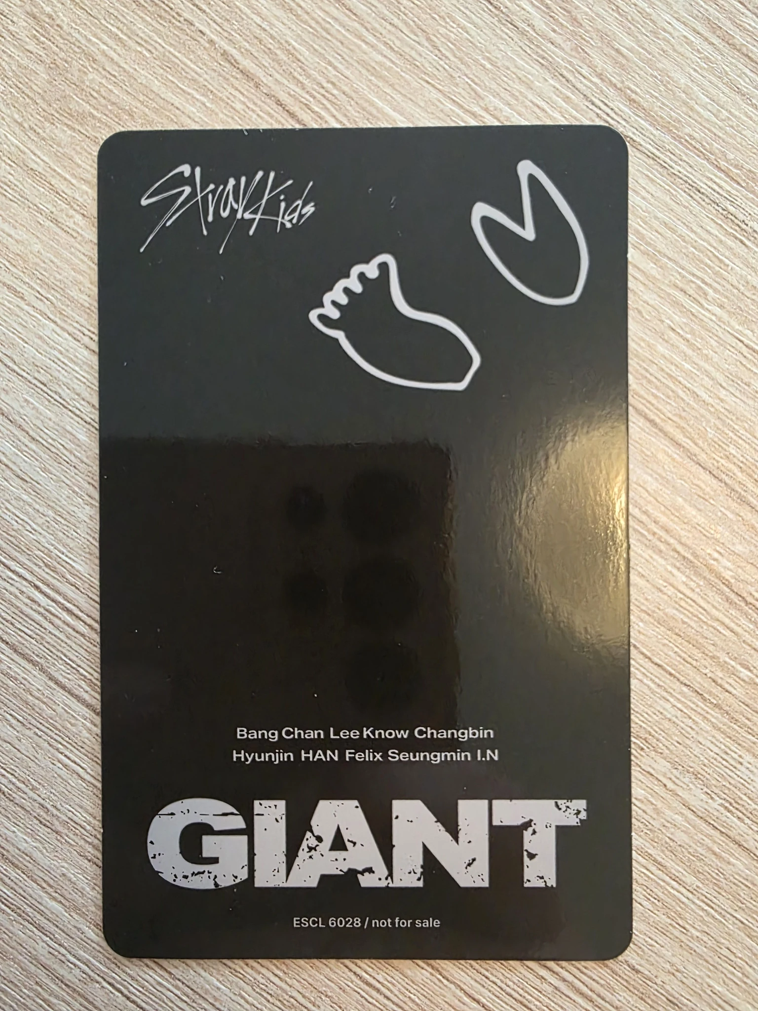 Stray Kids Changbin Stray Kids - Changbin - GIANT Album album photocard regular version listing photo 2