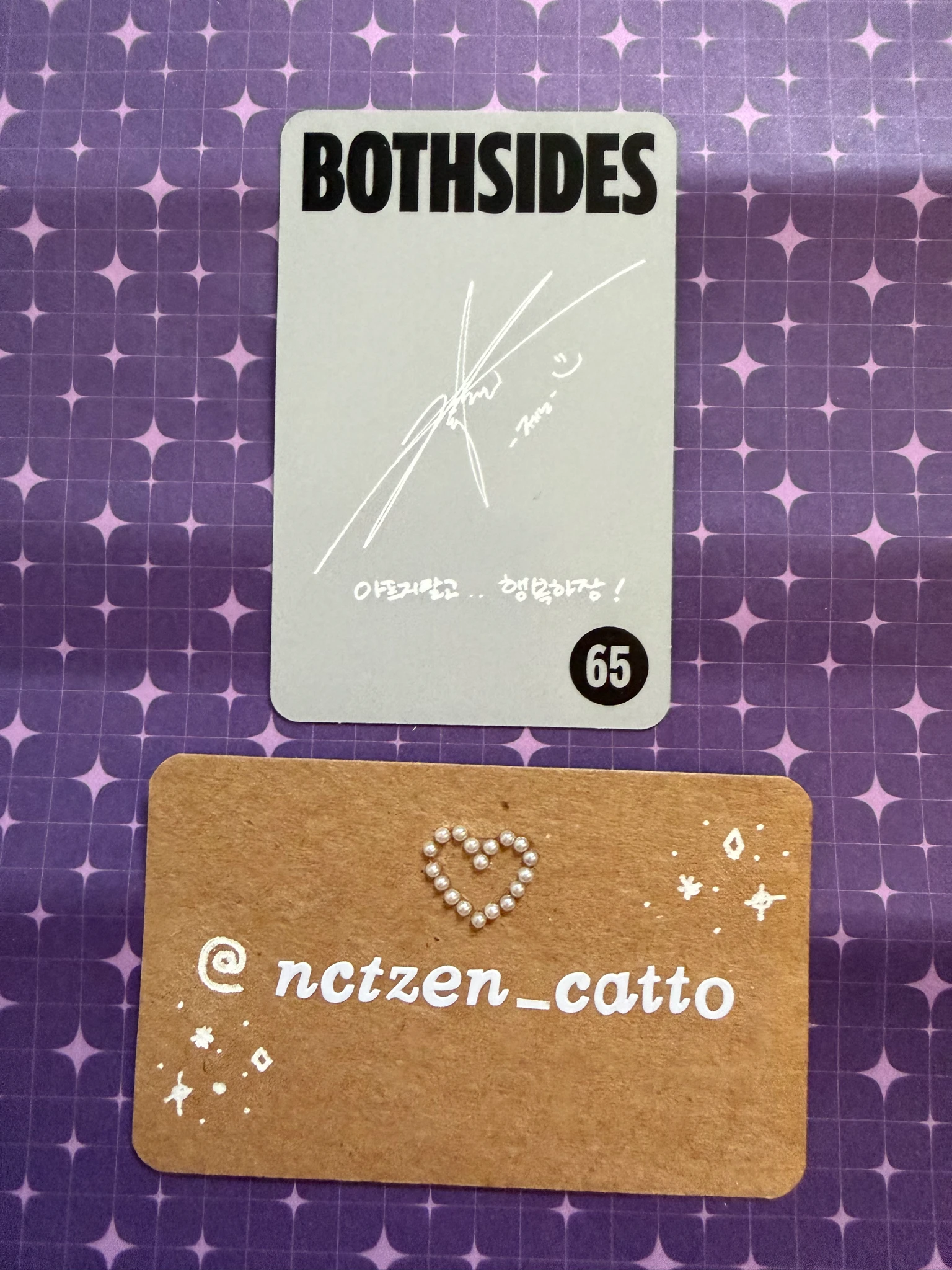 NCT Jeno NCT - Jeno - BOTH SIDES (JNJM unit) Album album photocard evidence white version sub-unit album listing photo 2