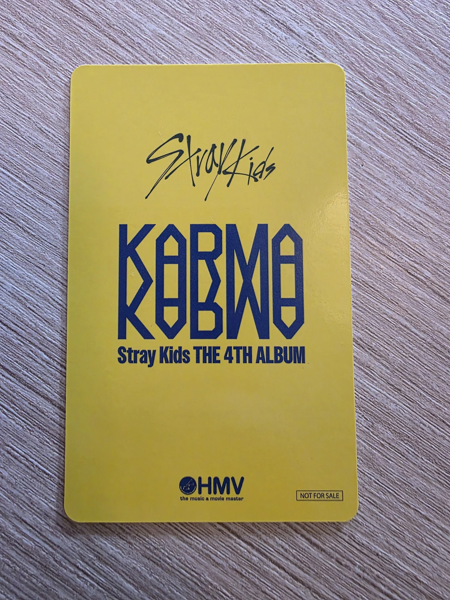 Stray Kids Changbin Stray Kids - Changbin - KARMA Album hmv lucky draw C version listing photo 2