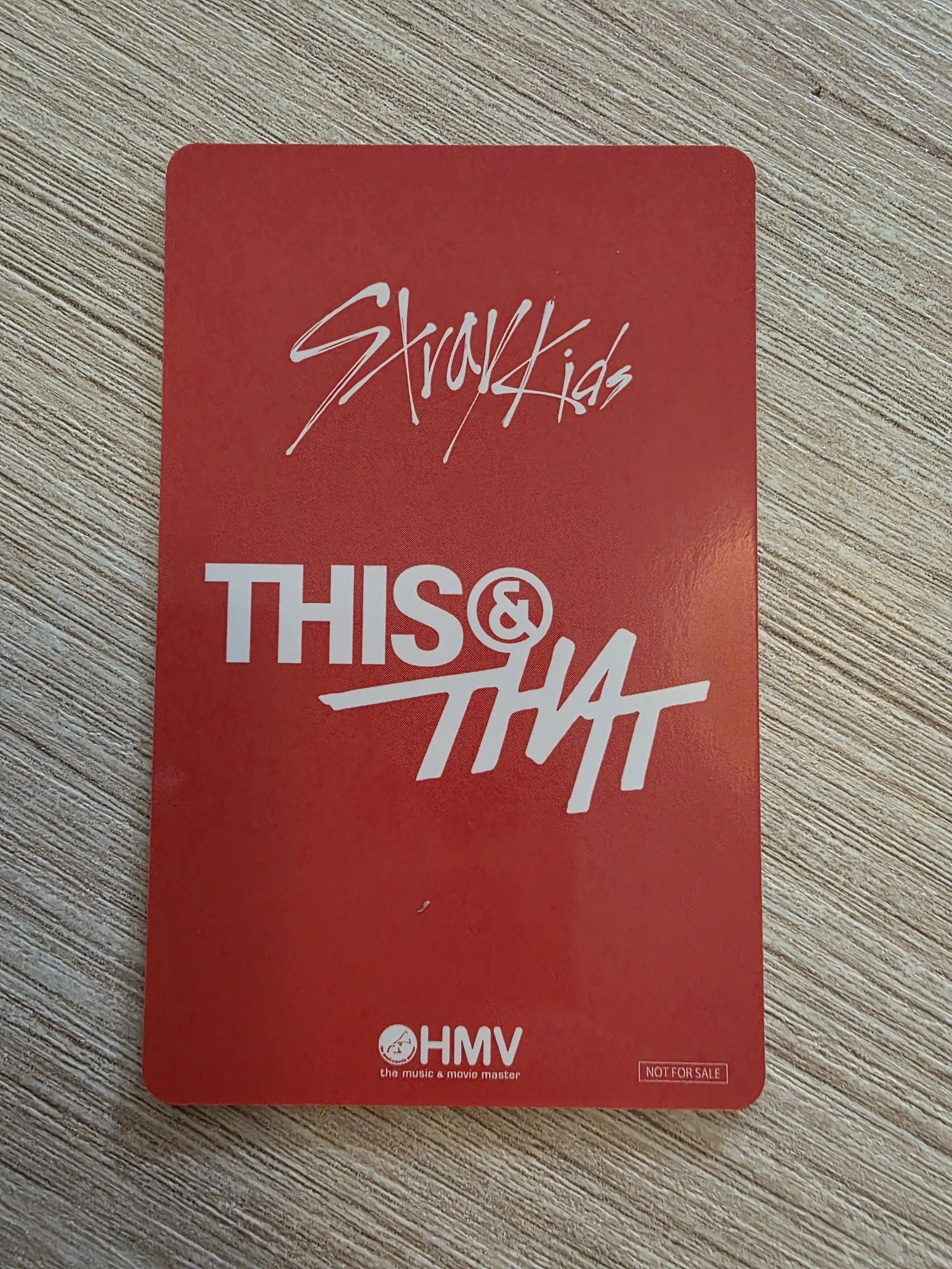 Stray Kids Felix Stray Kids - Felix - THIS & THAT Album A version hmv japan holographic (hologram) purchase benefit listing photo 2