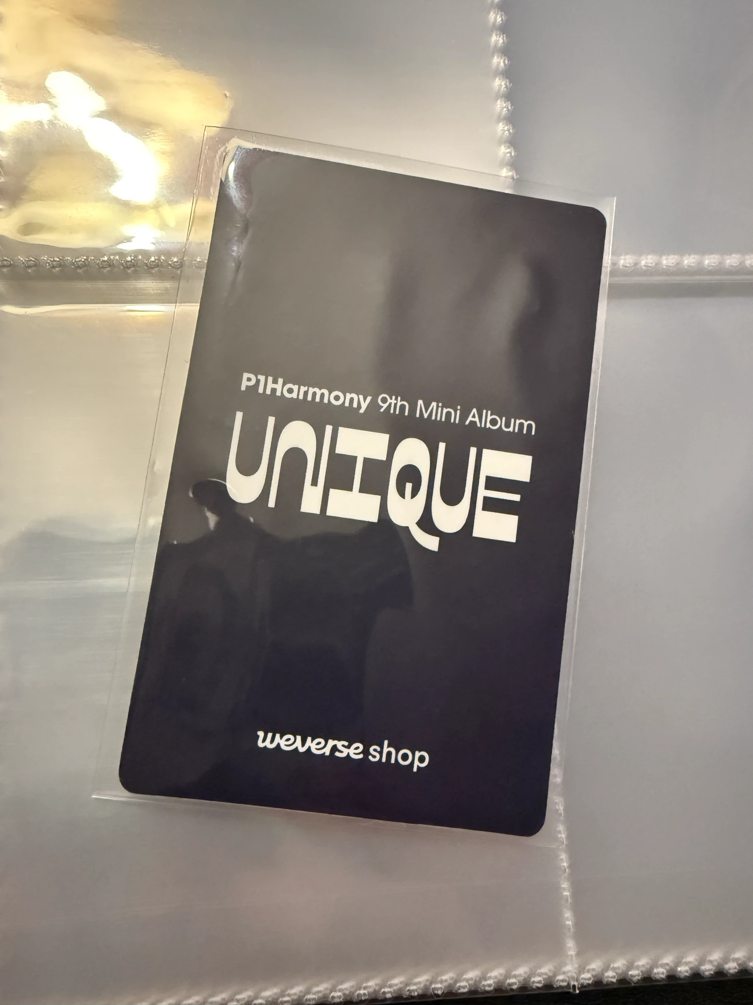 P1Harmony Jiung P1Harmony - Jiung - UNIQUE Album pob (pre-order benefit) weverse global shop (wvg) listing photo 2