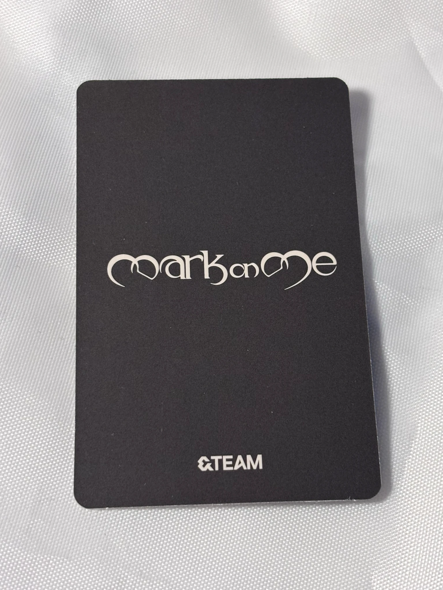&TEAM Fuma &TEAM - Fuma - Mark on Me Album album photocard solo jacket version B version listing photo 2