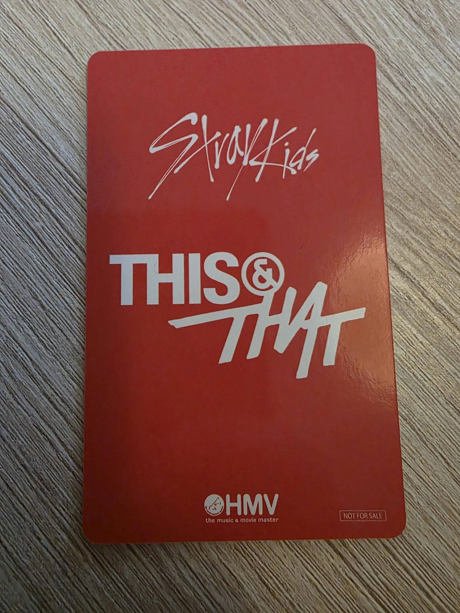 Stray Kids Hyunjin Stray Kids - Hyunjin - THIS & THAT Album hmv japan A version holographic (hologram) pob (pre-order benefit) listing photo 2