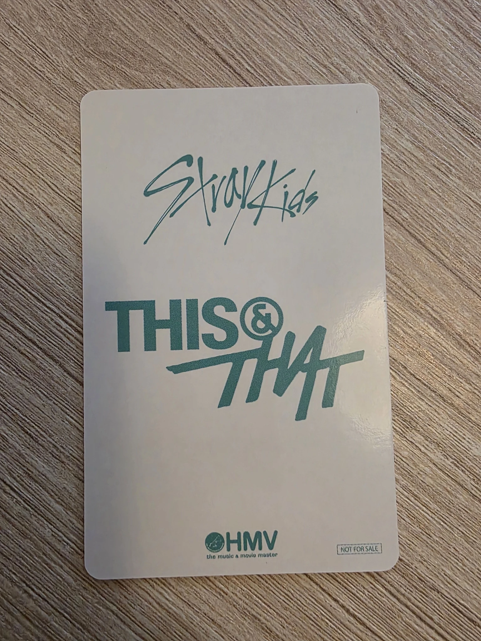 Stray Kids Changbin Stray Kids - Changbin - THIS & THAT Album lucky draw (LD) hmv japan A version listing photo 2