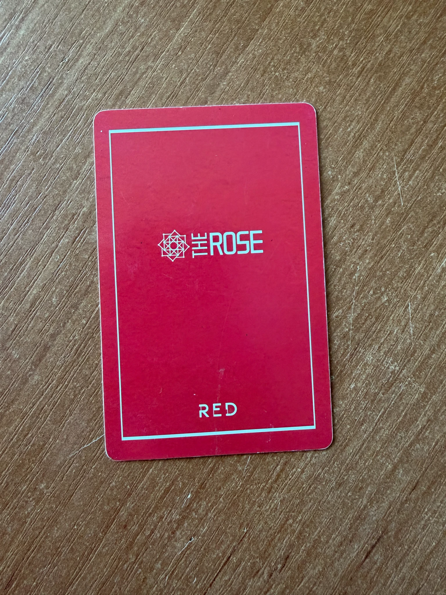 The Rose Woosung The Rose - Woosung - Red Album album photocard listing photo 2