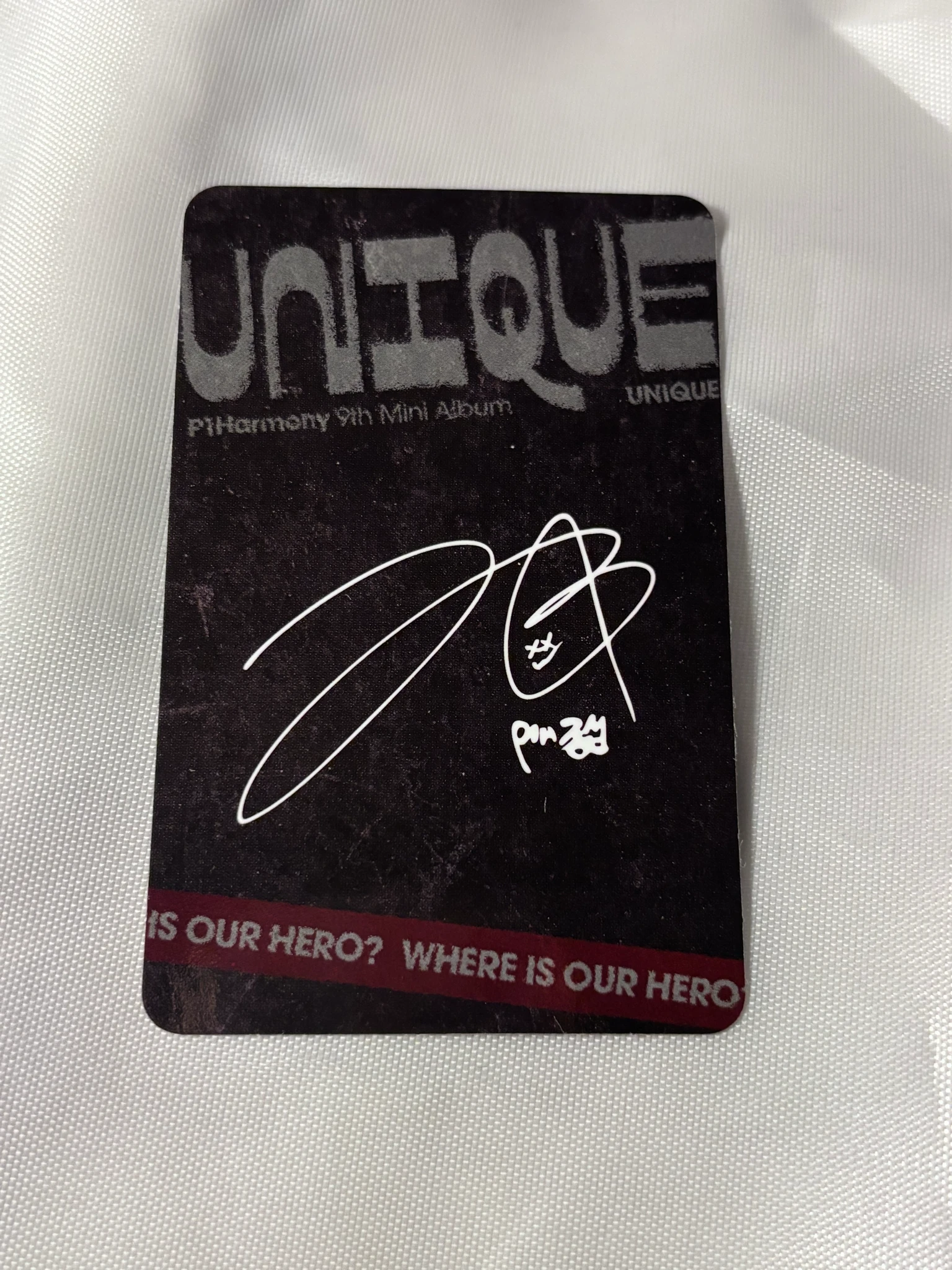 P1Harmony Jongseob P1Harmony - Jongseob - UNIQUE Album compact version album photocard listing photo 2