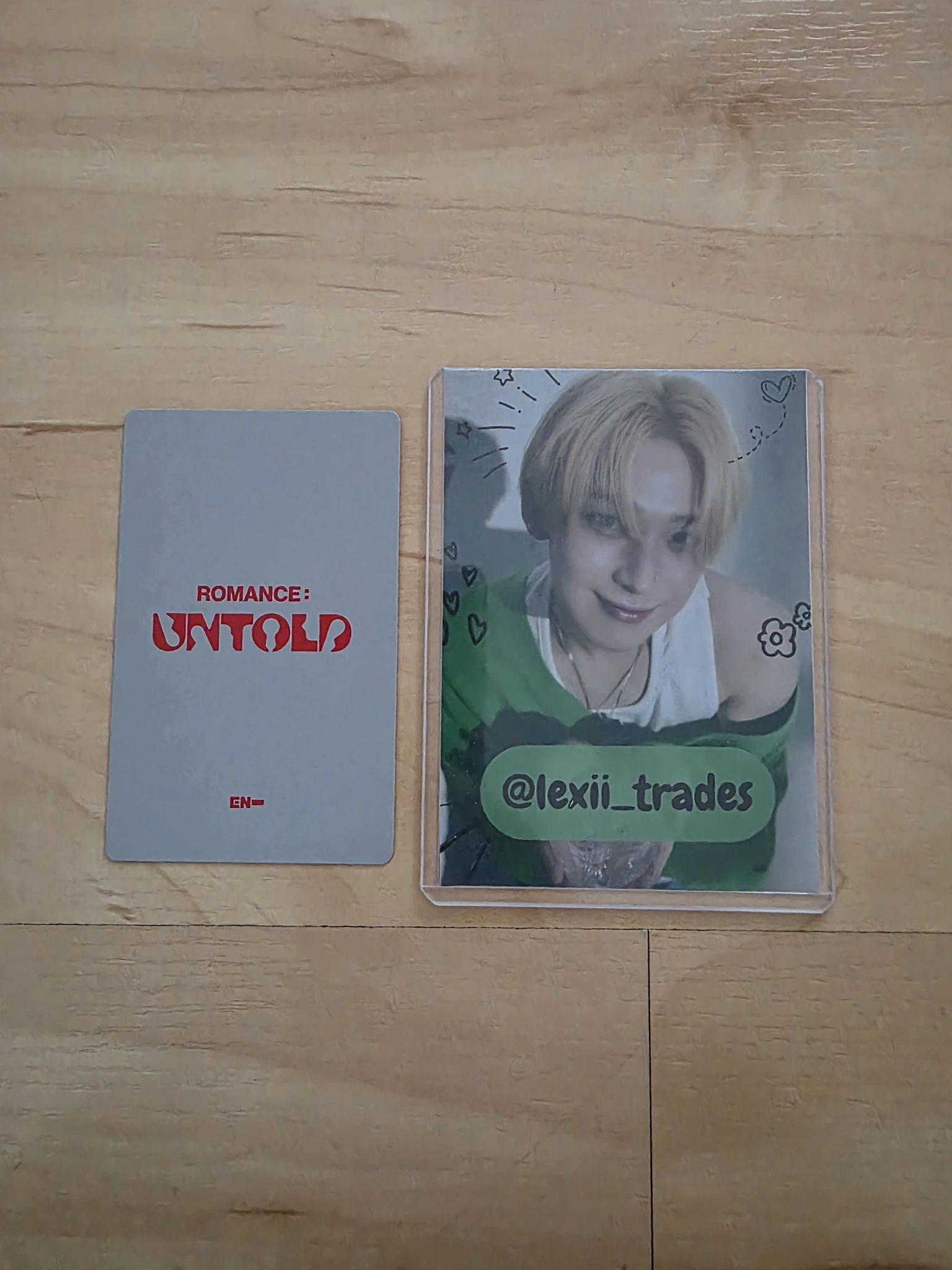 ENHYPEN Ni-ki ENHYPEN - Ni-ki - ROMANCE: UNTOLD Album B version weverse album version korean album album photocard listing photo 2