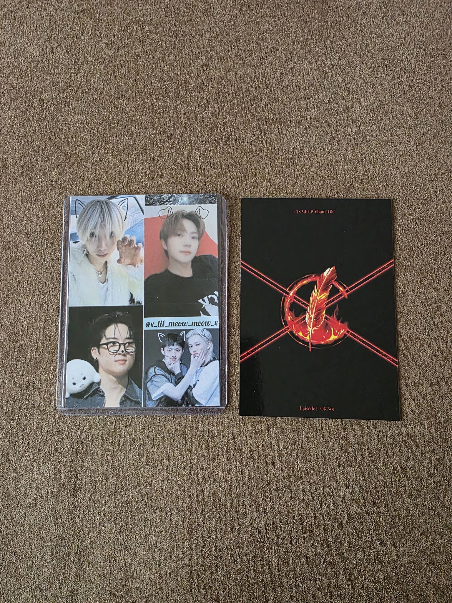 CIX Jinyoung CIX - Jinyoung - ‘OK’ Episode 1: OK Not Album album inclusion large photocard listing photo 2