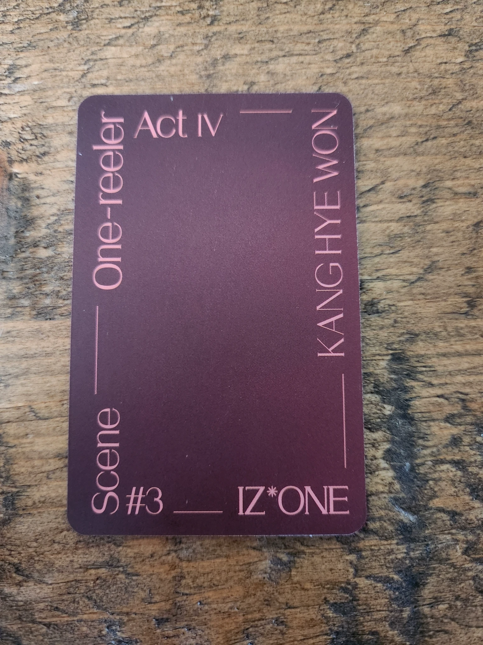 IZ*ONE Hyewon IZ*ONE - Hyewon - One-reeler / Act IV Album listing photo 2