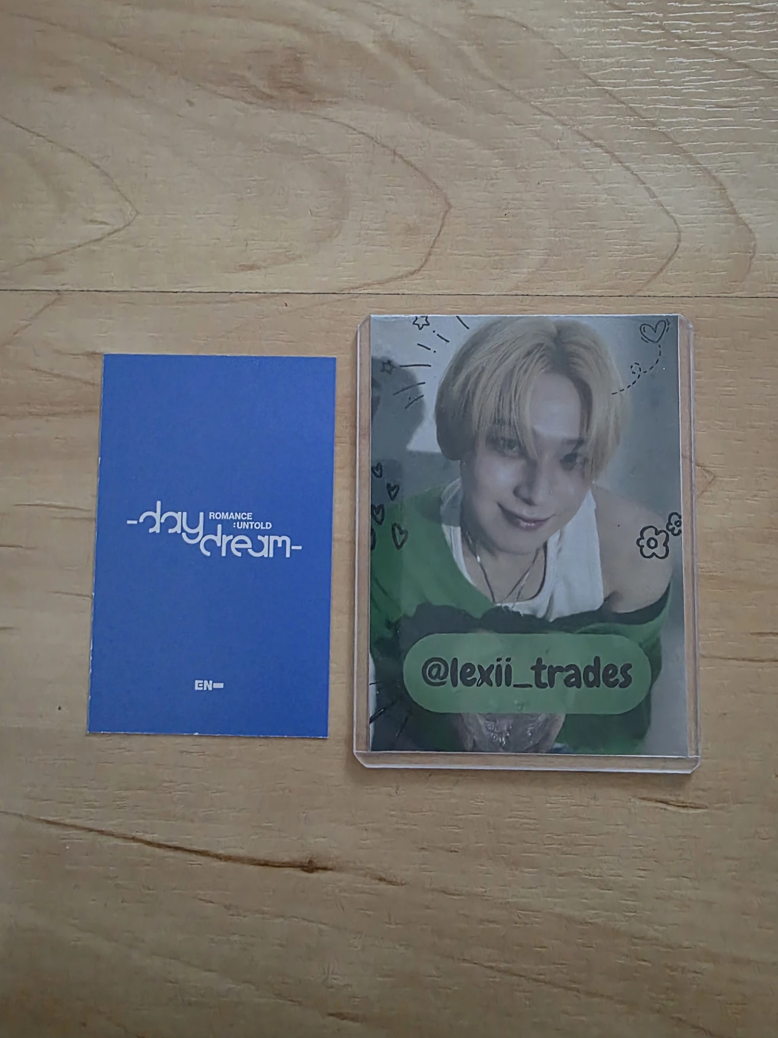 ENHYPEN Jake ENHYPEN - Jake - ROMANCE: UNTOLD-DAYDREAM- Album weverse album version photocard set album photocard polaroid horizontal listing photo 2