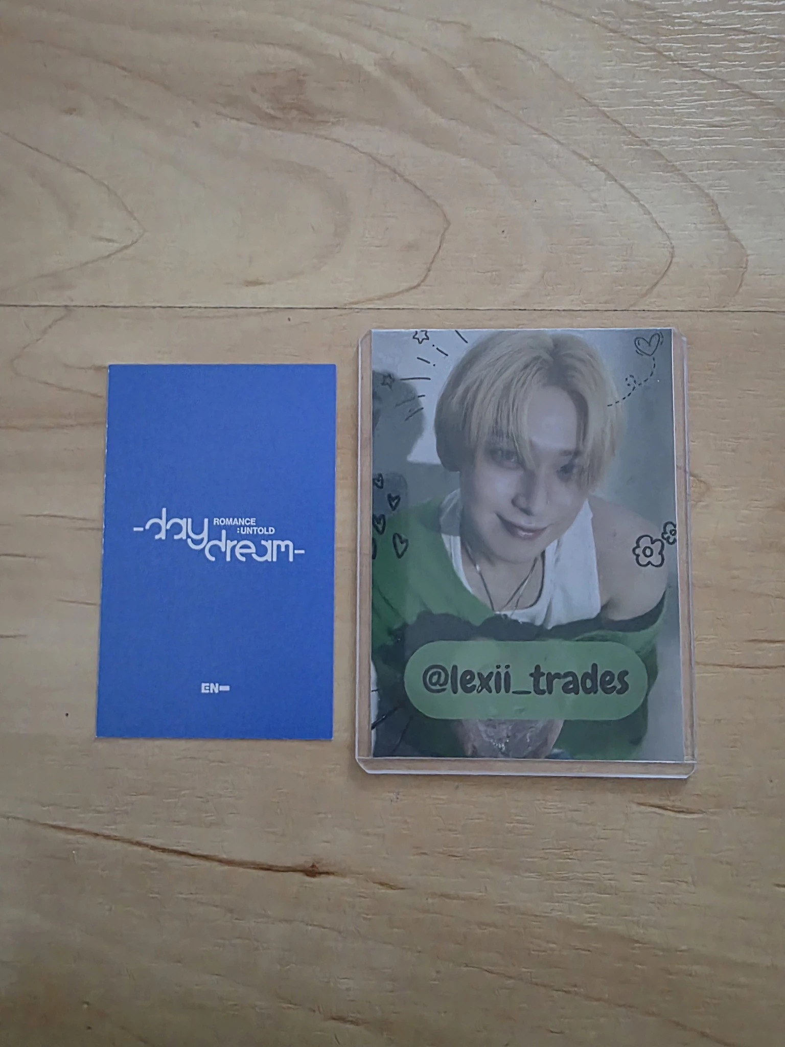 ENHYPEN Jake ENHYPEN - Jake - ROMANCE: UNTOLD-DAYDREAM- Album weverse album version photocard set album photocard polaroid horizontal listing photo 2