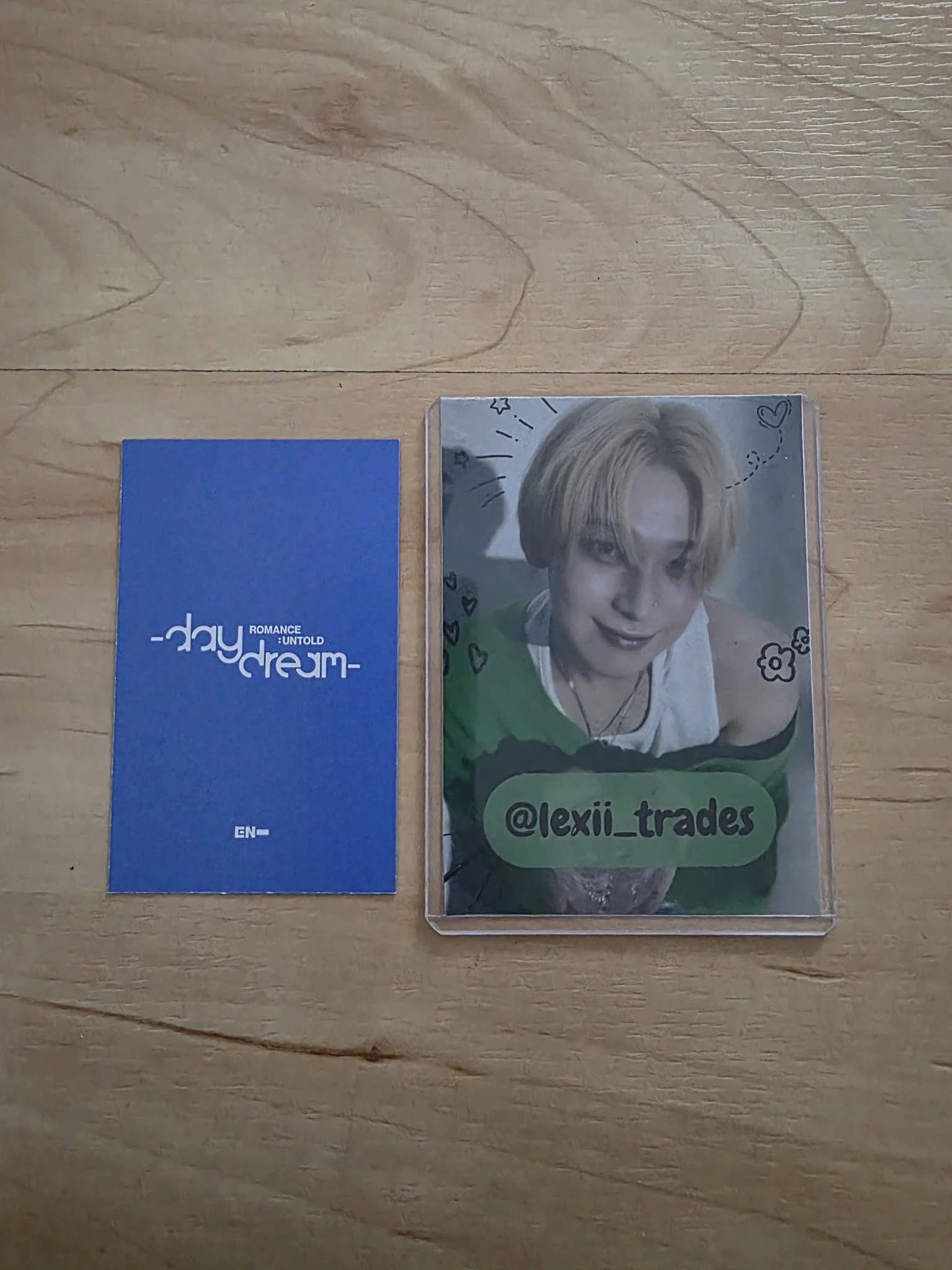 ENHYPEN Jake ENHYPEN - Jake - ROMANCE: UNTOLD-DAYDREAM- Album weverse album version photocard set album photocard polaroid horizontal listing photo 2