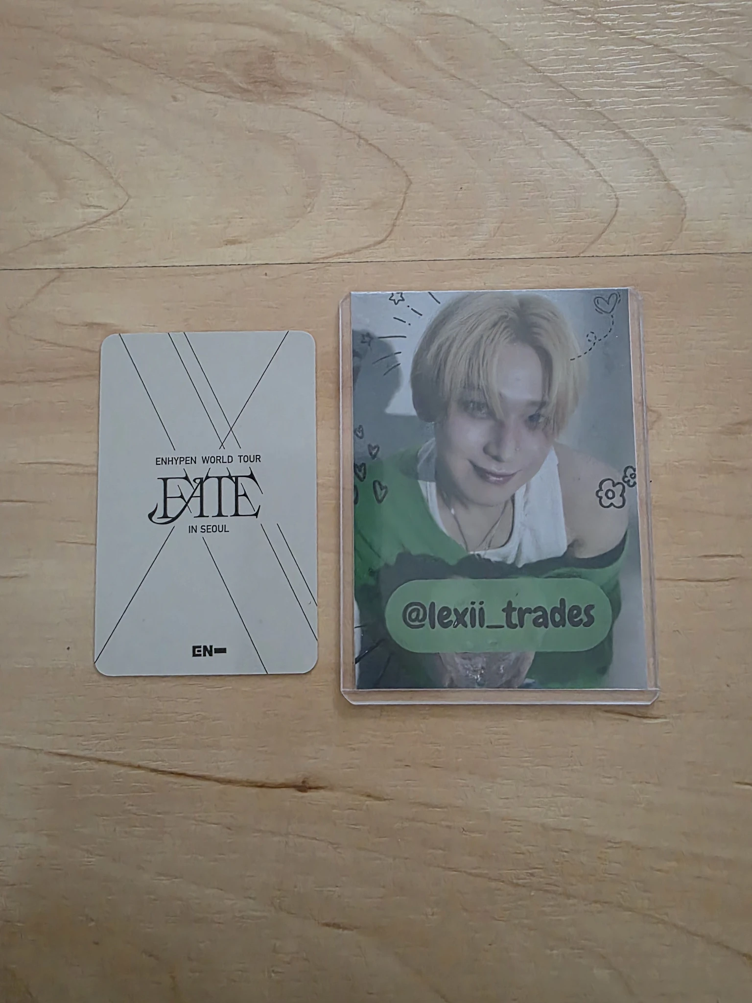 ENHYPEN Jungwon ENHYPEN - Jungwon - WORLD TOUR ‘FATE’ in Seoul & OTHER STORIES Other photocard set in seoul version digicode version listing photo 2