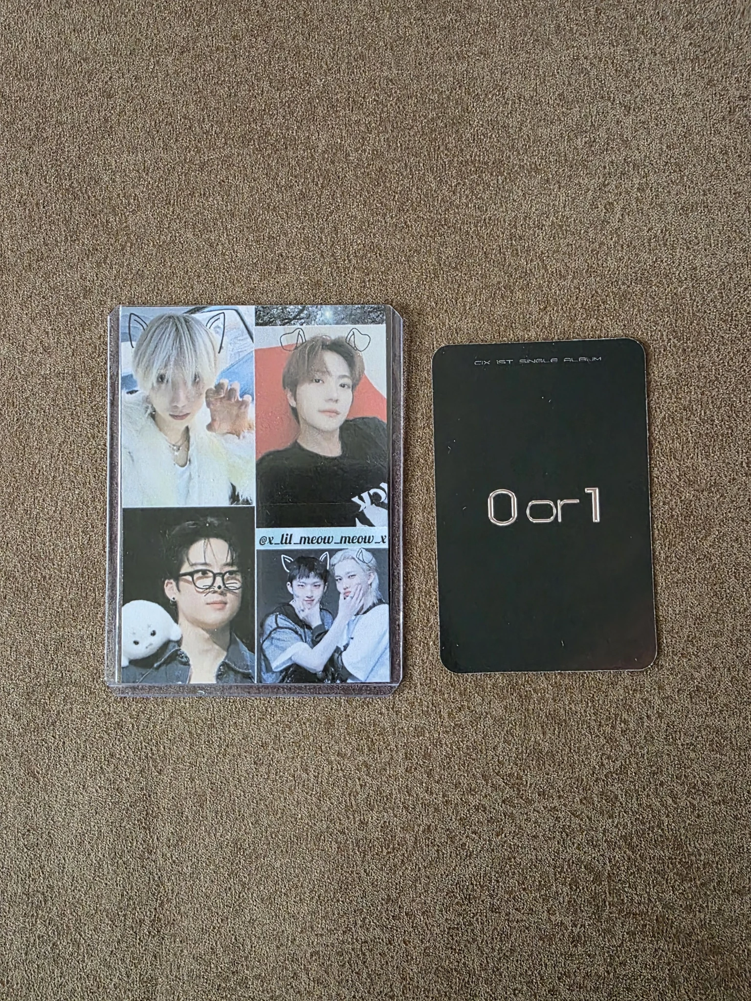 CIX Yonghee CIX - Yonghee - 0 or 1 Album album photocard android version listing photo 2