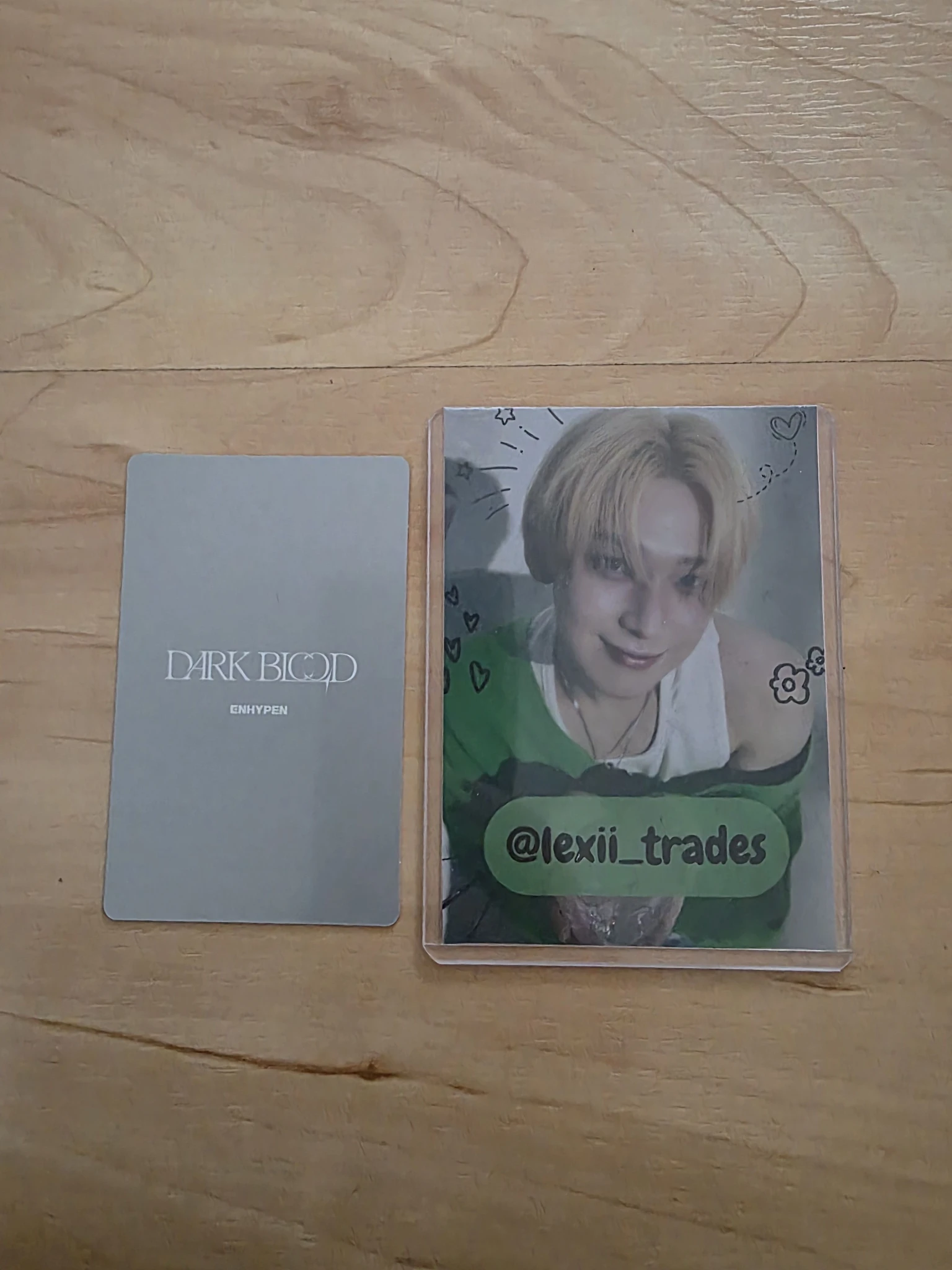 ENHYPEN Jungwon ENHYPEN - Jungwon - DARK BLOOD Album album photocard engene version listing photo 2
