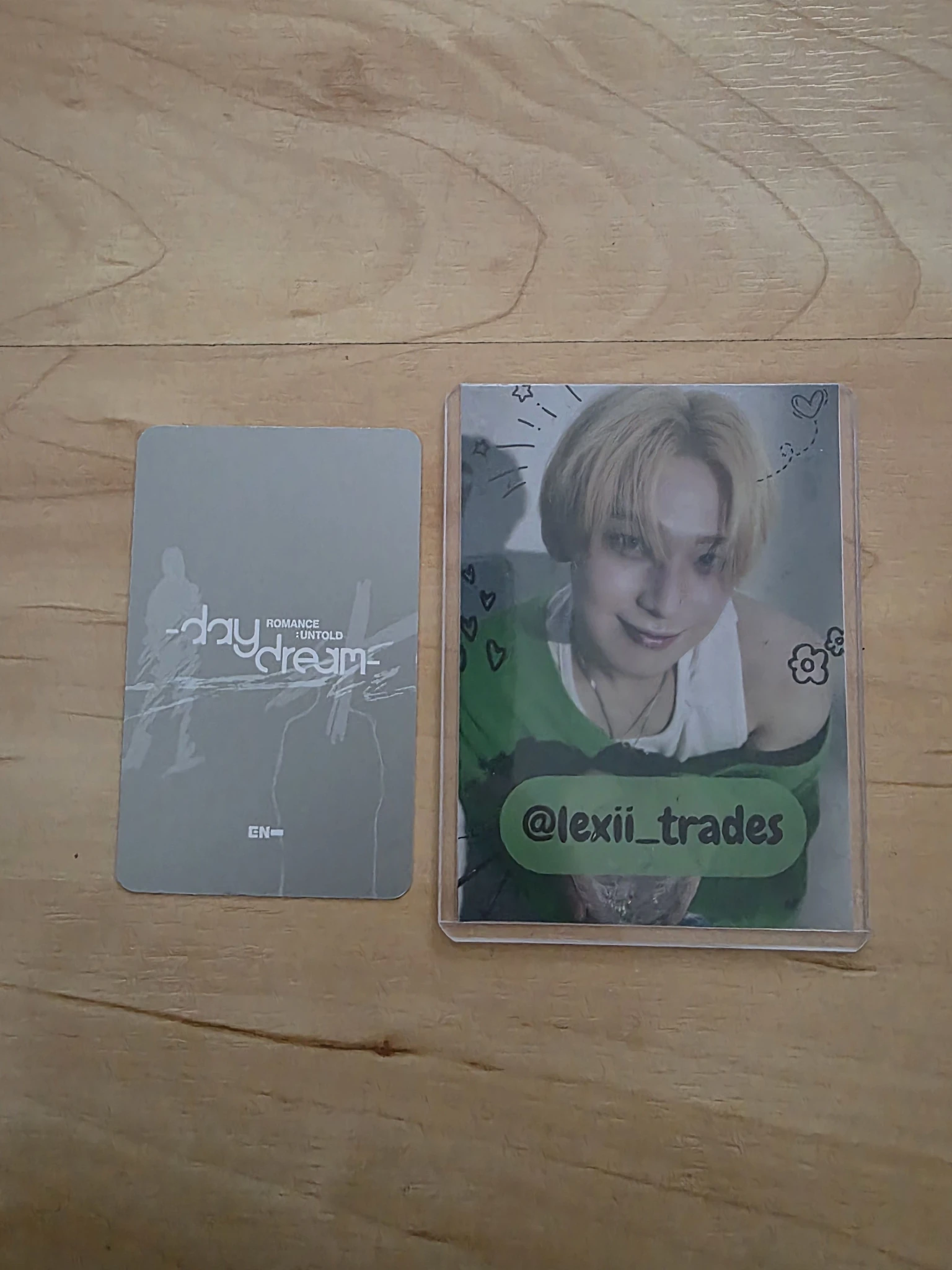ENHYPEN Jungwon ENHYPEN - Jungwon - ROMANCE: UNTOLD-DAYDREAM- Album weverse album version album photocard A version korean album FPO listing photo 2