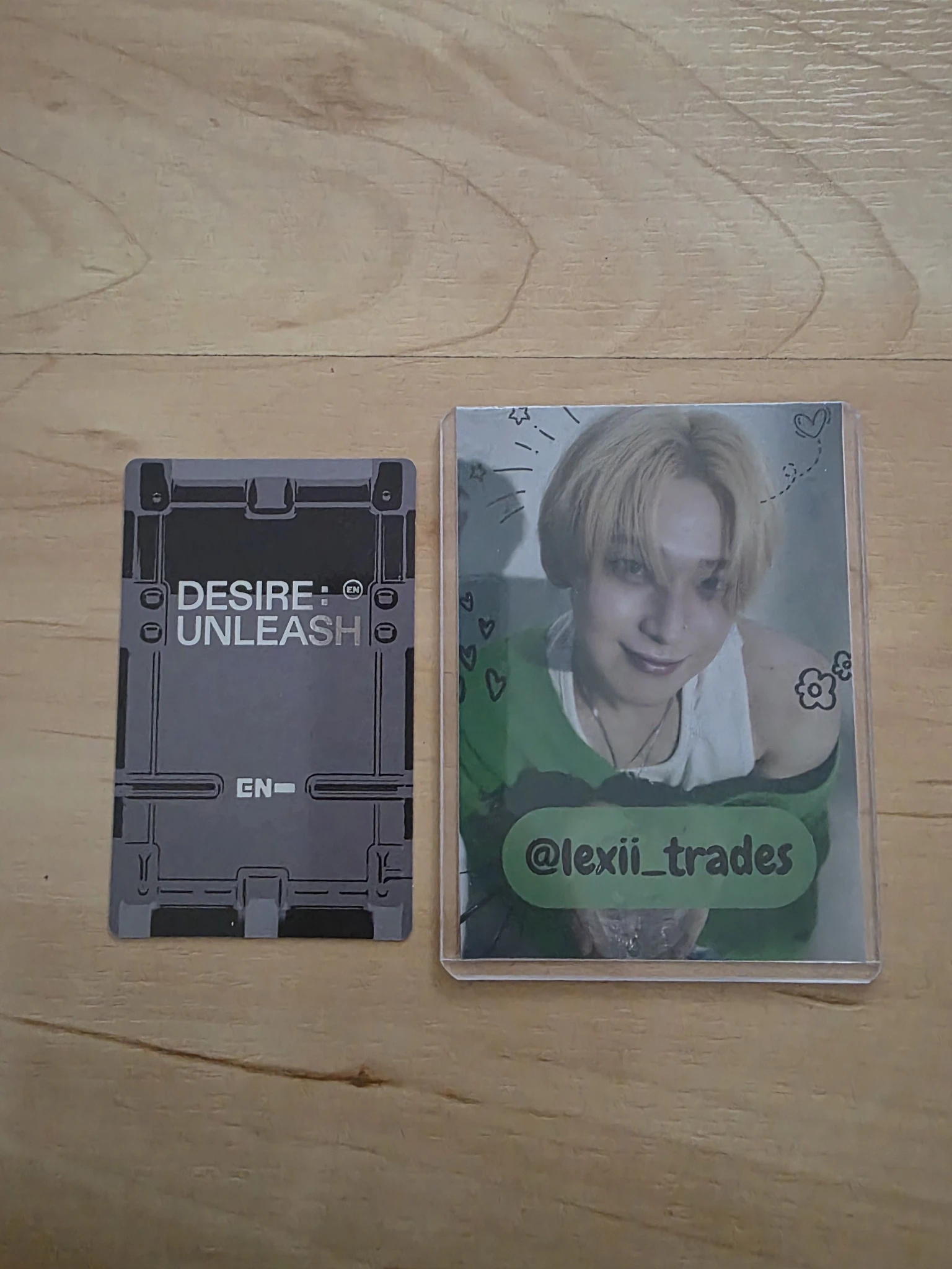 ENHYPEN Jungwon ENHYPEN - Jungwon - DESIRE: UNLEASH Album album photocard korean album engene ver. listing photo 2