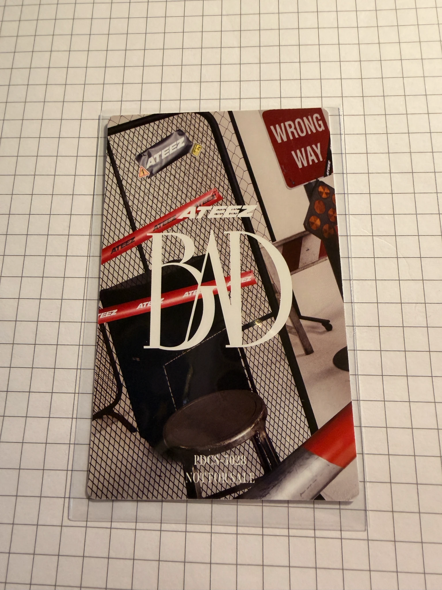 ATEEZ Hongjoong ATEEZ - Hongjoong - BAD Album album photocard member version japanese album listing photo 2