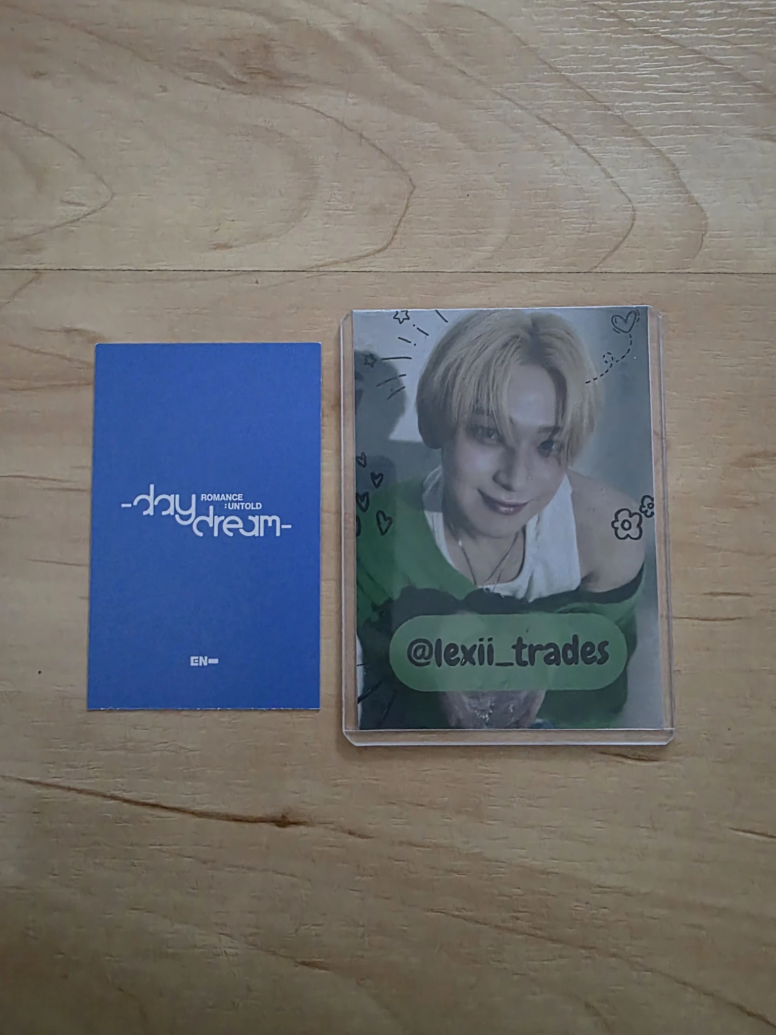 ENHYPEN Jungwon ENHYPEN - Jungwon - ROMANCE: UNTOLD-DAYDREAM- Album weverse album version album photocard weverse photocard set listing photo 2